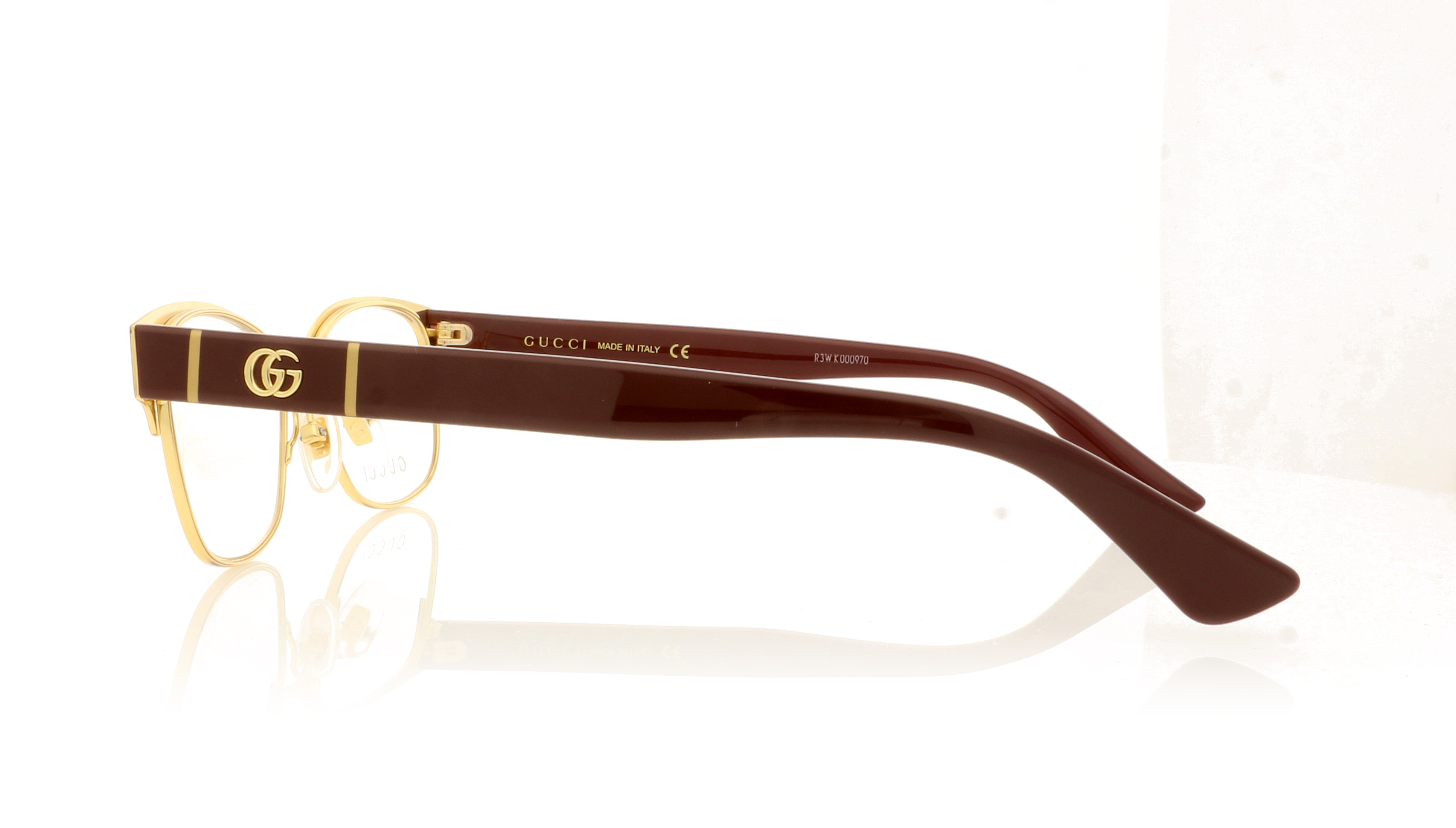 Gucci GG0751O Burgundy 3 Glasses