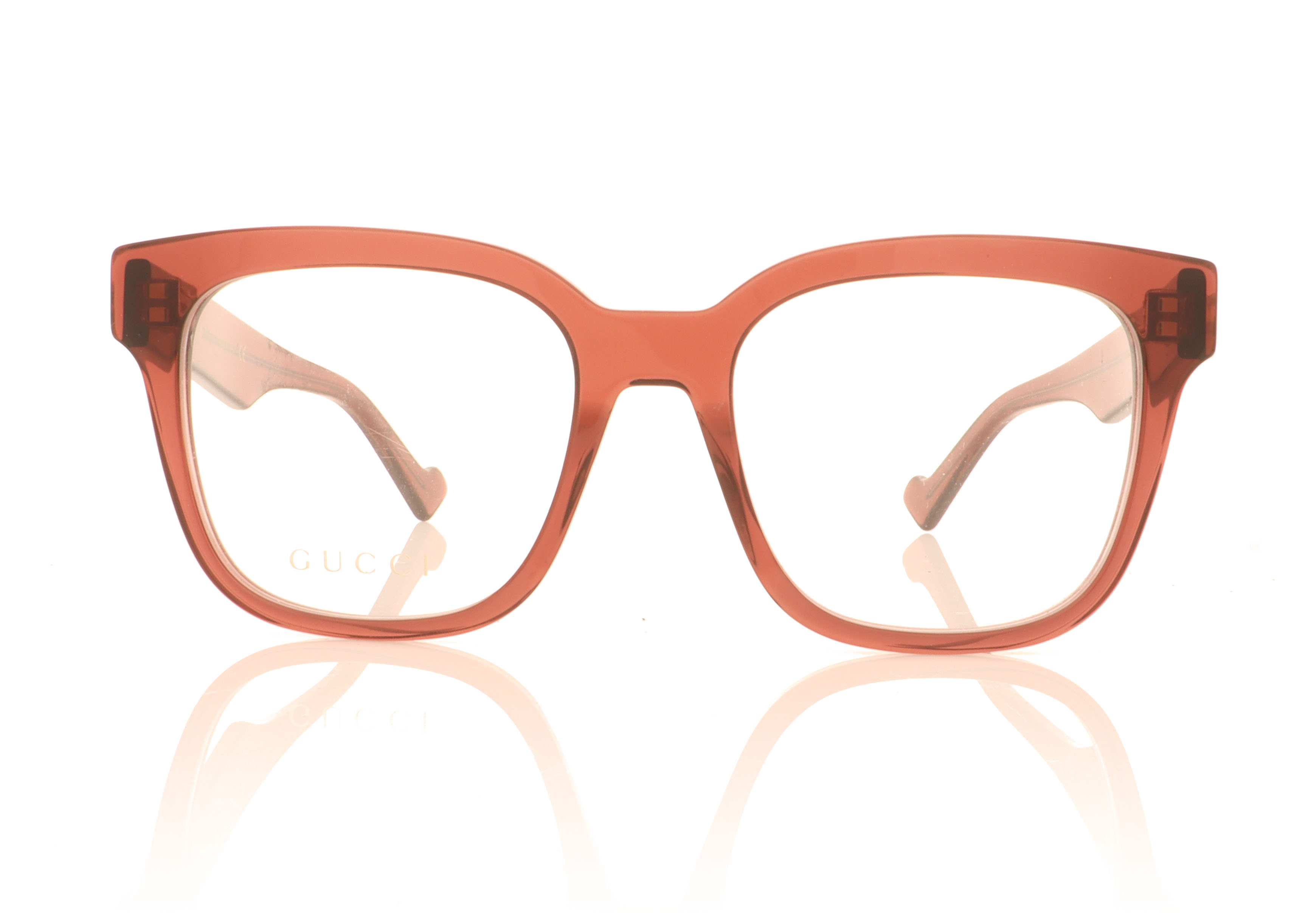 Gucci GG0958O Burgundy/Transparent 006 Glasses