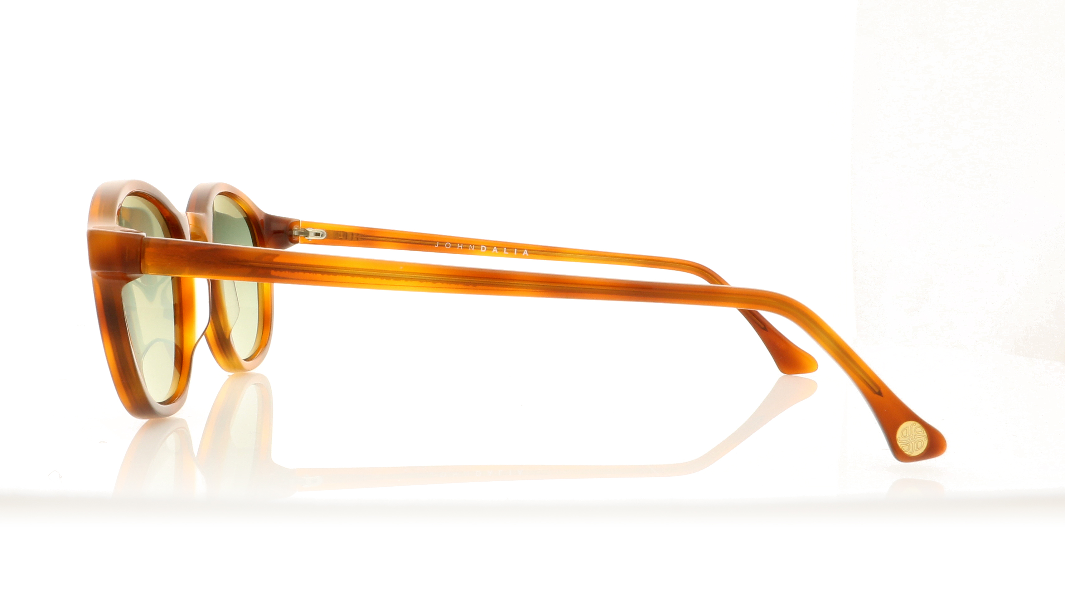 John Dalia CLARK Demi Blonde/Grad Green Lenses C15 Sunglasses