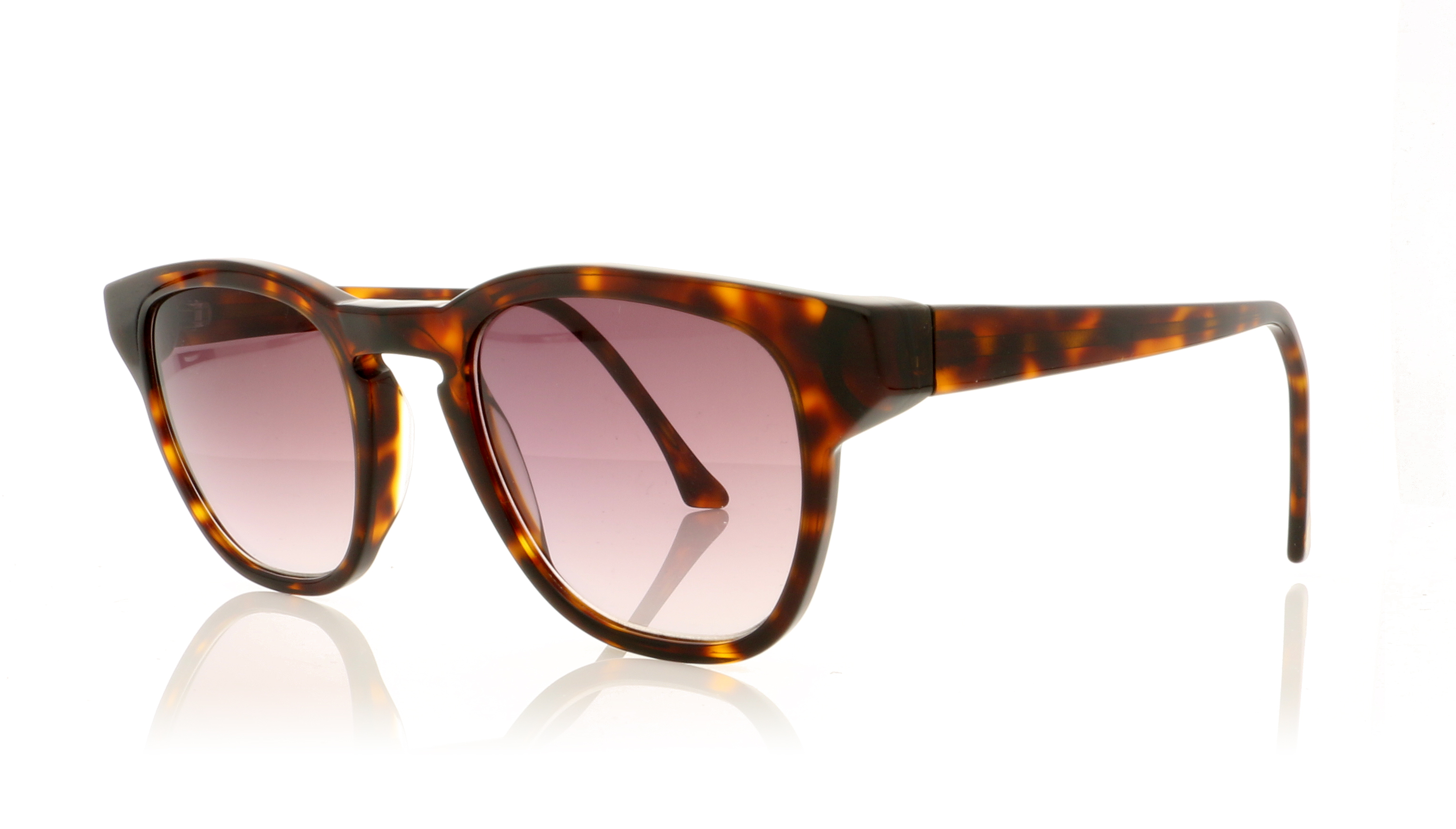 John Dalia Jack Dark Brown Tort/Grad Grey Lenses C13 Sunglasses