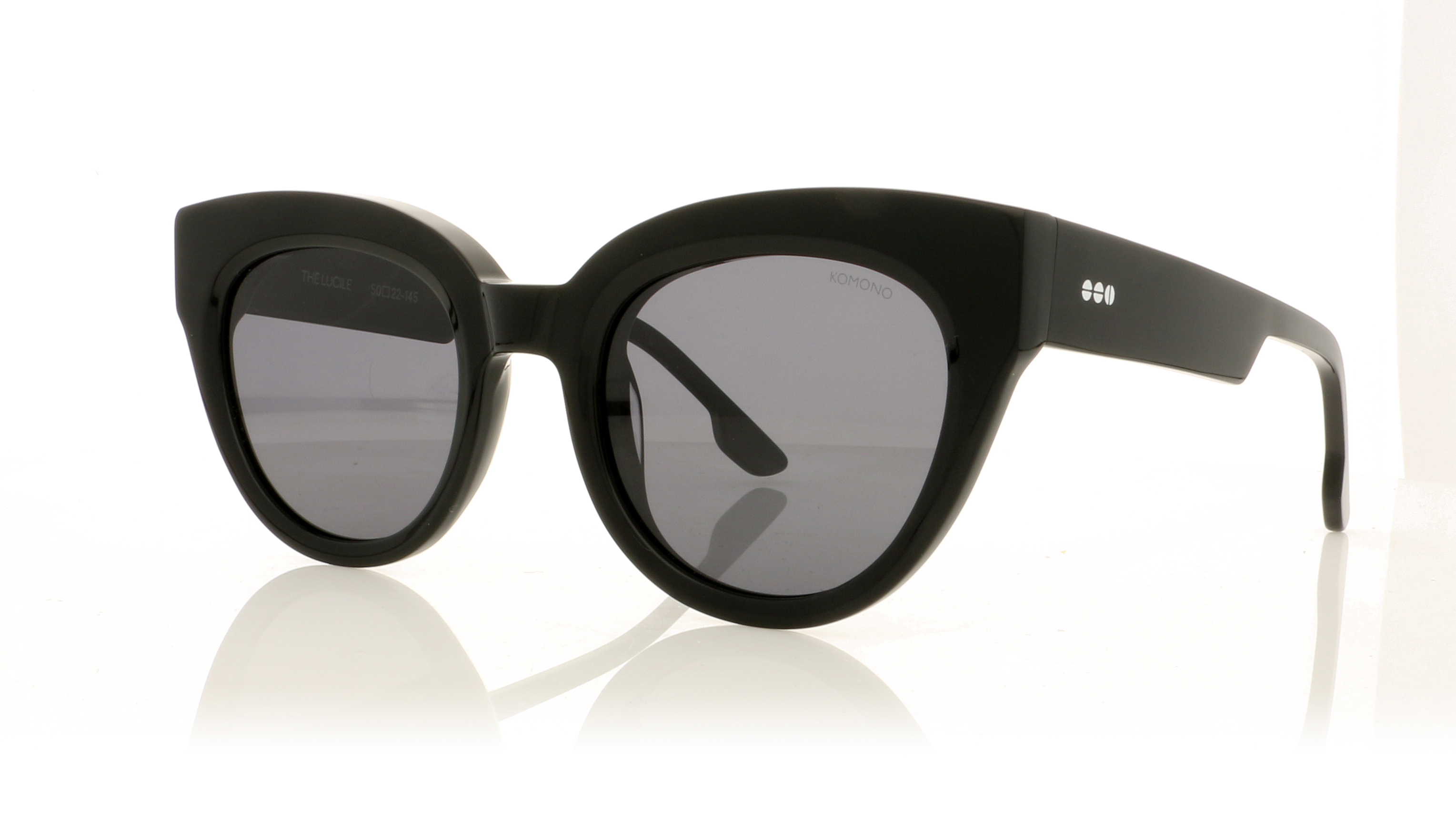 KOMONO Lucile Black/Grey Polarized Lenses B1 Sunglasses