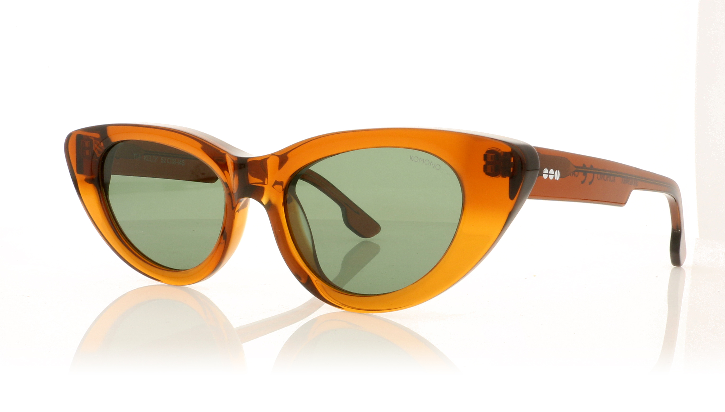 KOMONO Kelly Rum/Green Polarized Lenses R1 Sunglasses