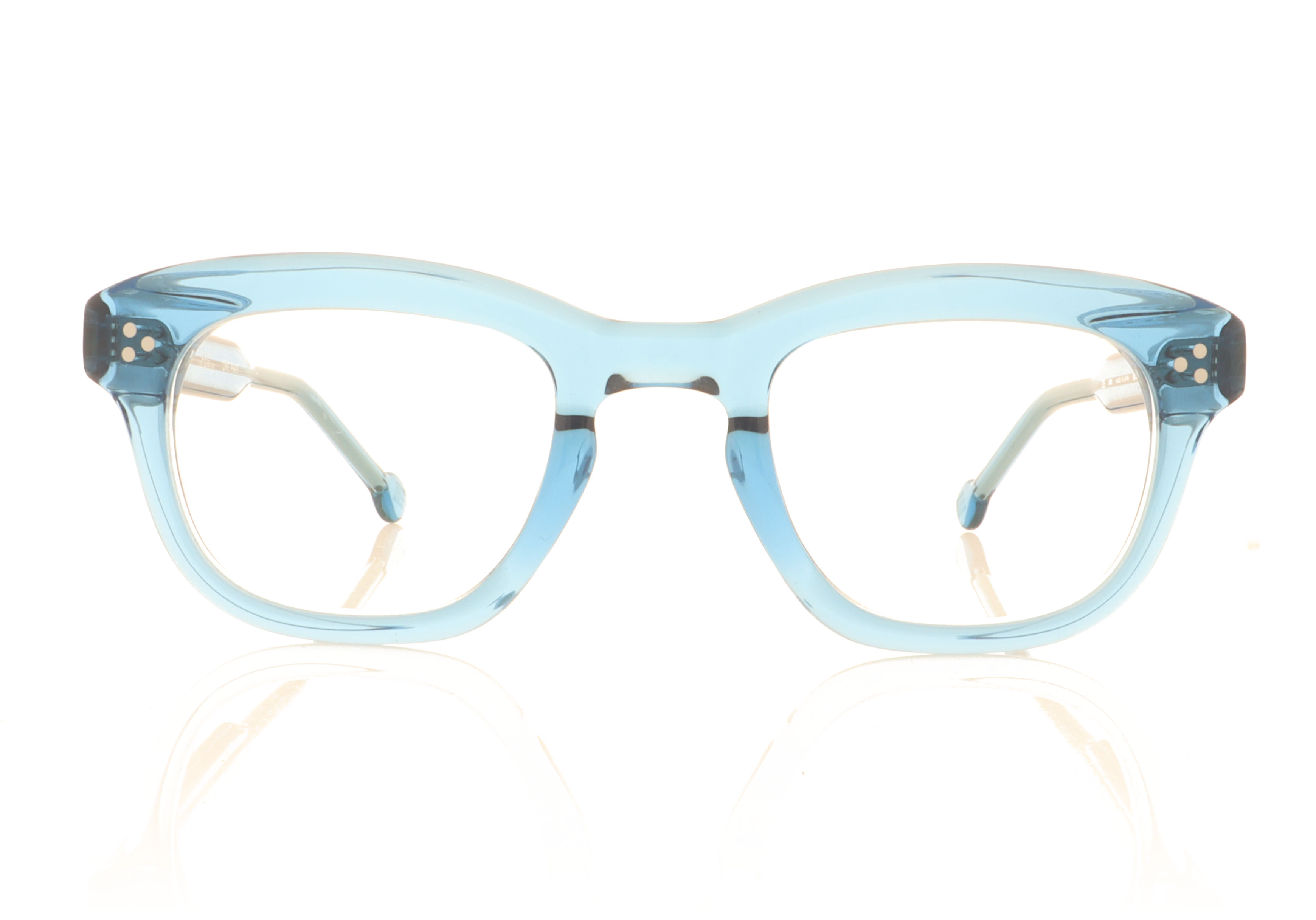 LA Eyeworks Bouma Blue 1024 Glasses