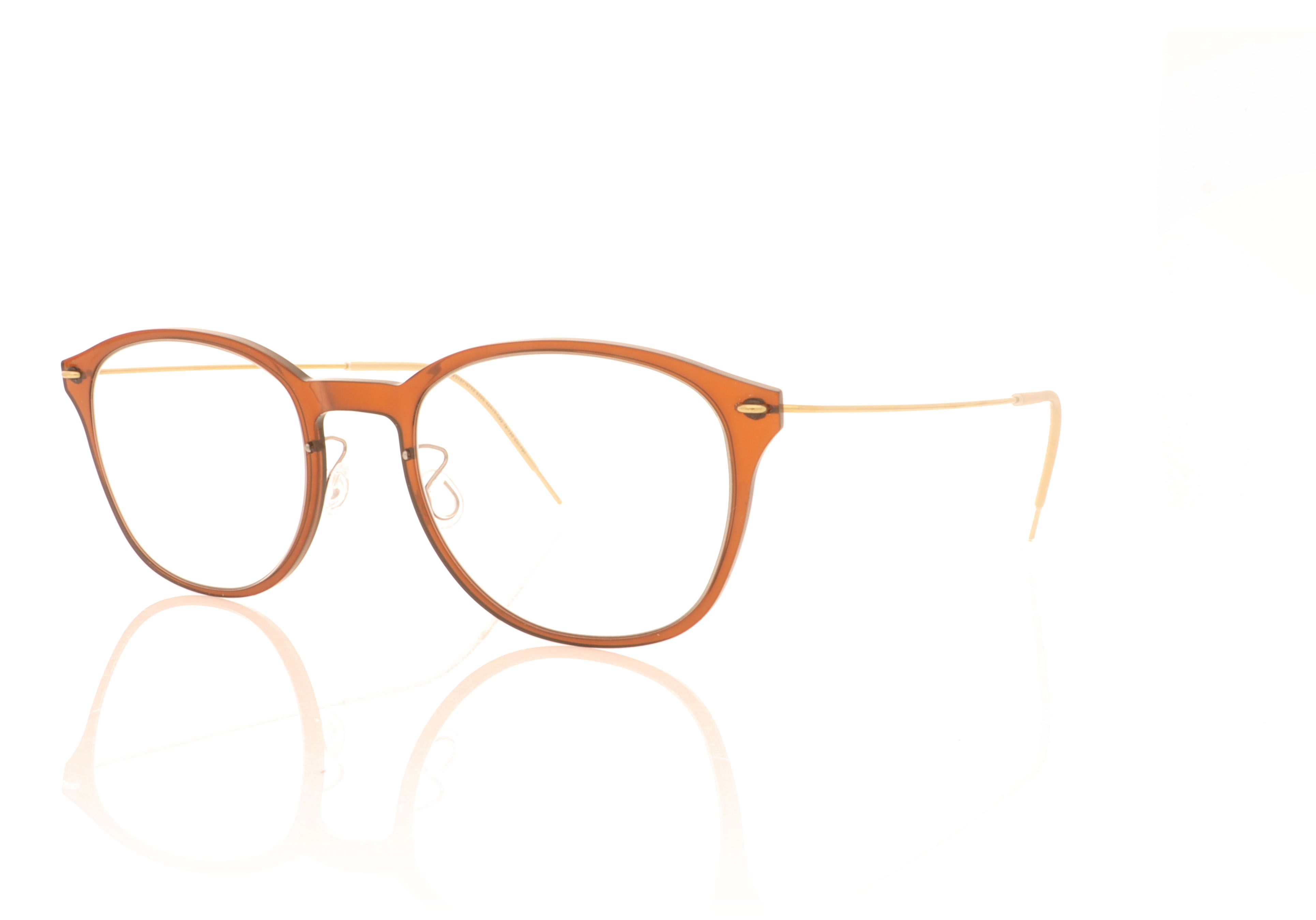 Lindberg NOW 6506 6506 Brown Gold C02 PGT Glasses