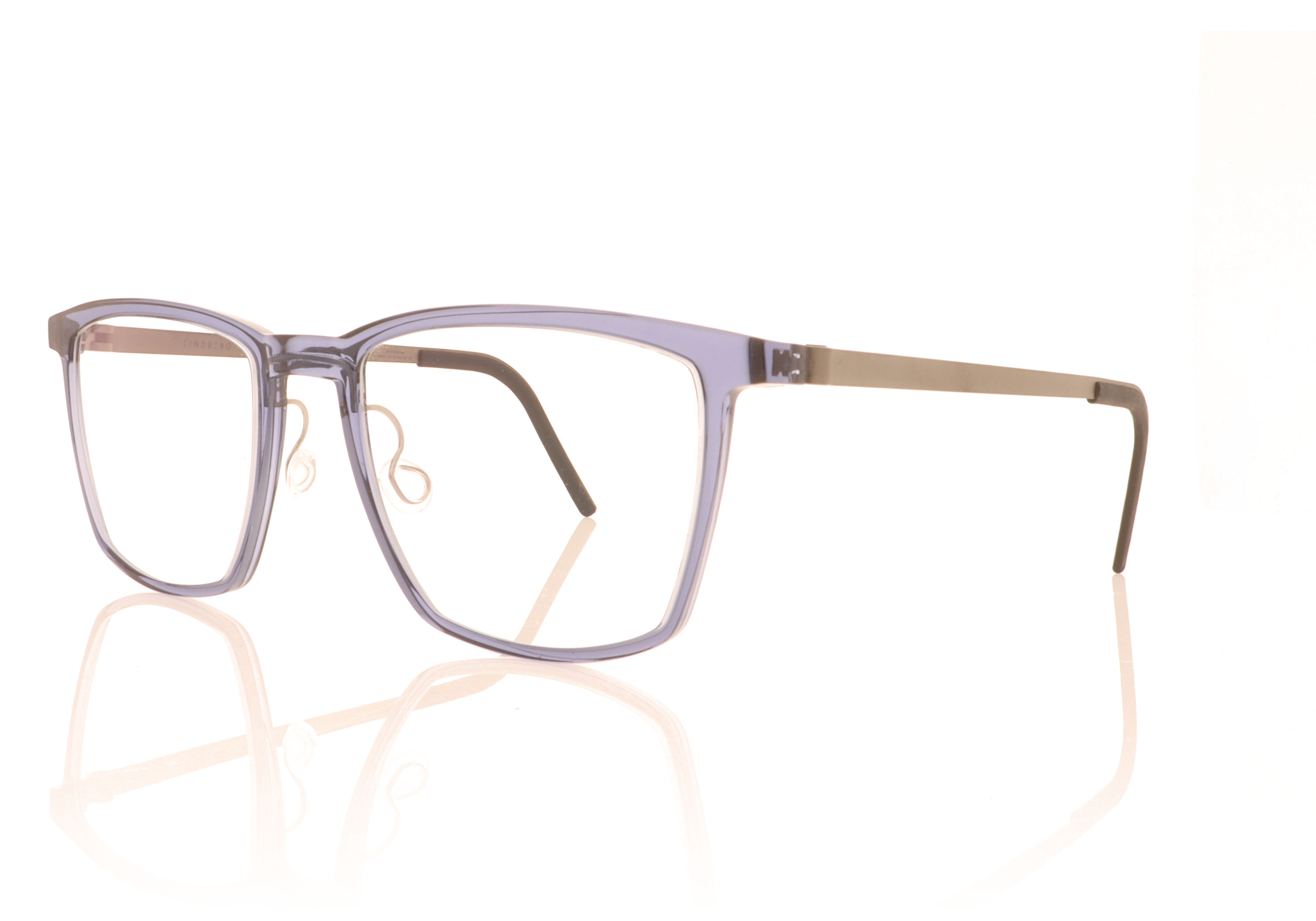 Lindberg 1260 Blue Gunmetal Black A137 K160 Glasses
