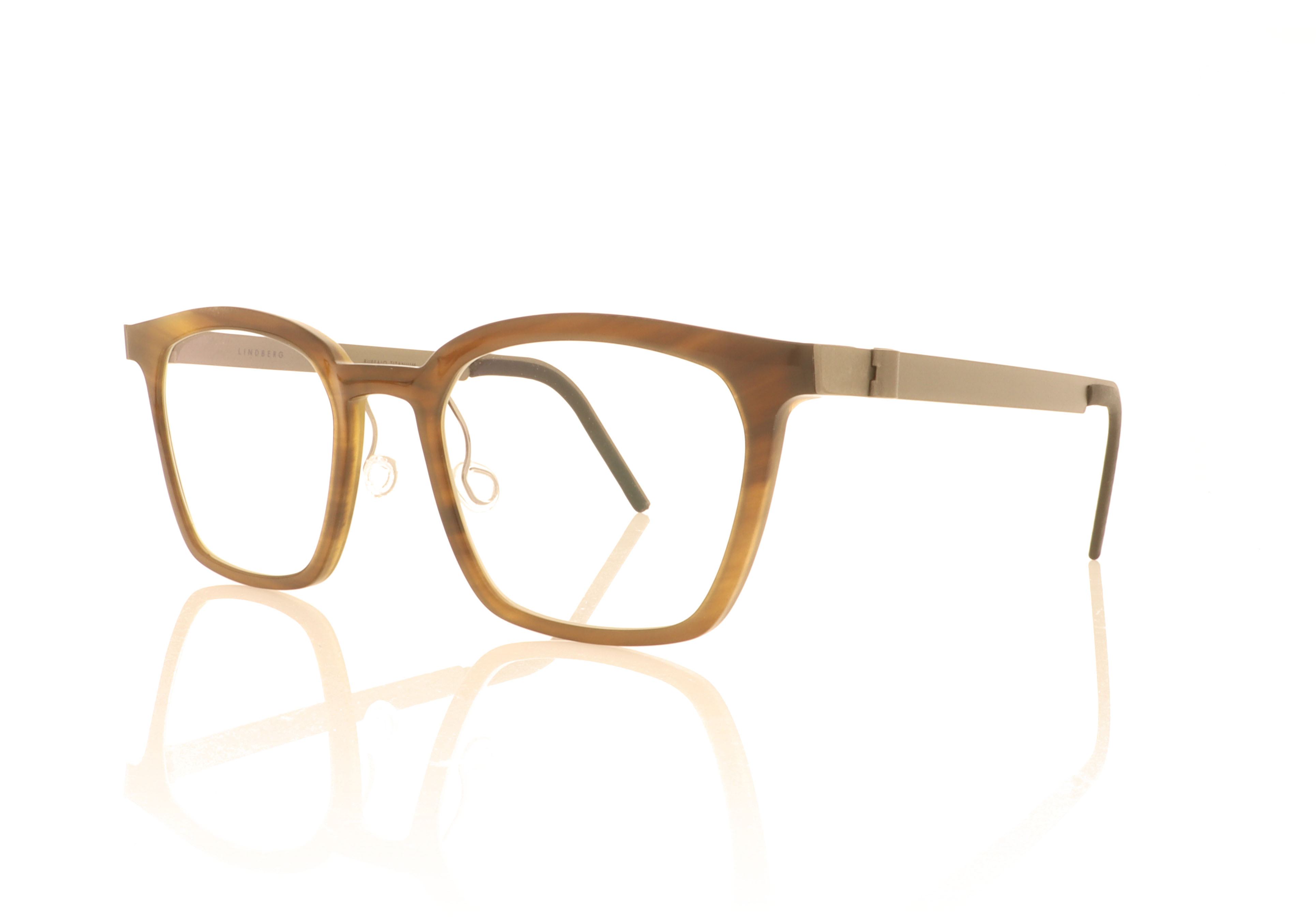 Lindberg buffalo 1860 Medium Brown H18 Glasses