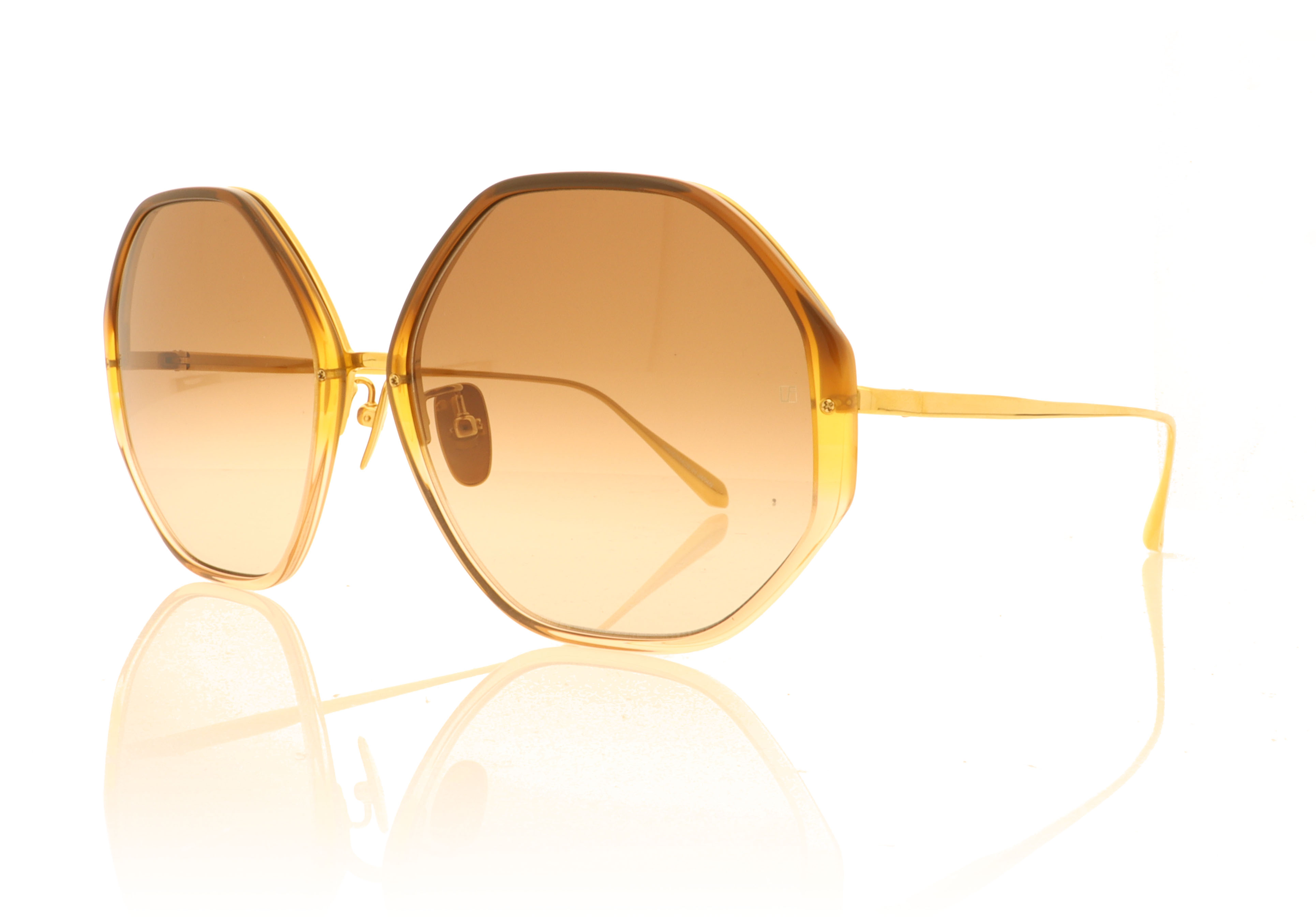 Linda Farrow Alona Gold C22 Sunglasses