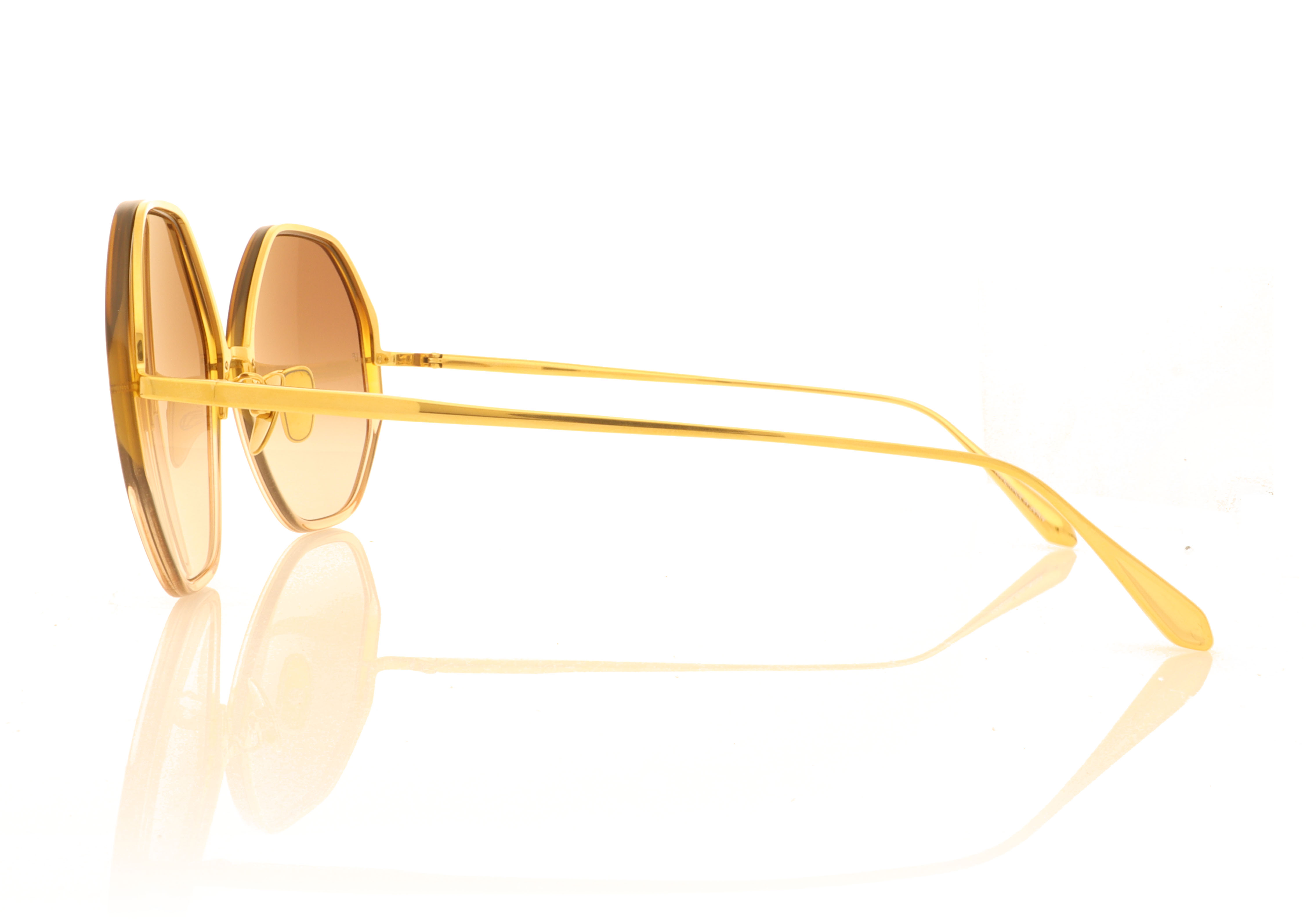 Linda Farrow Alona Gold C22 Sunglasses