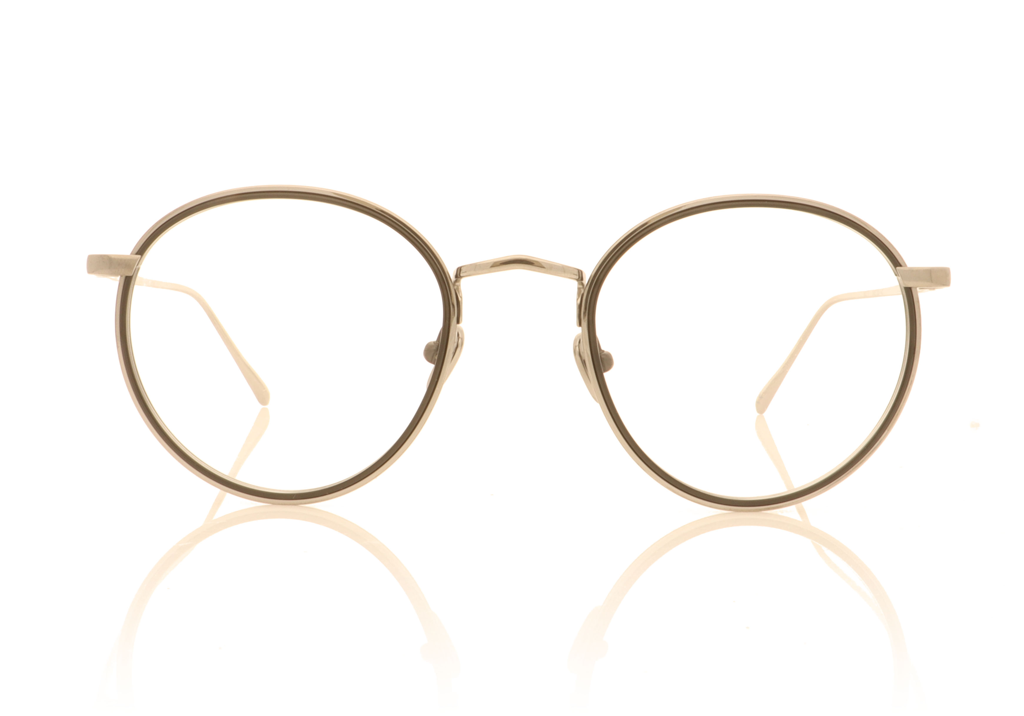 Linda Farrow Comer Silver C3 Glasses
