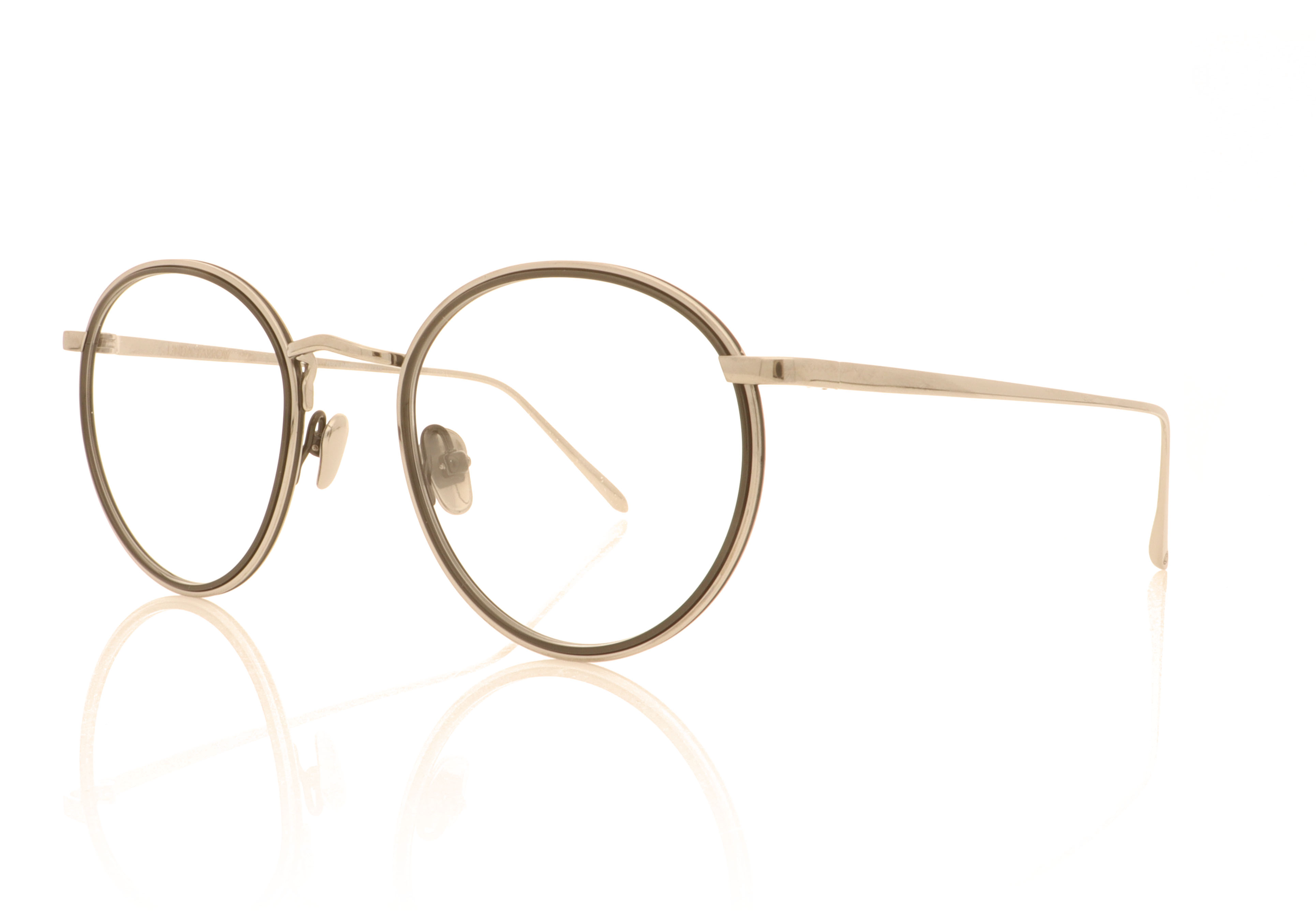 Linda Farrow Comer Silver C3 Glasses