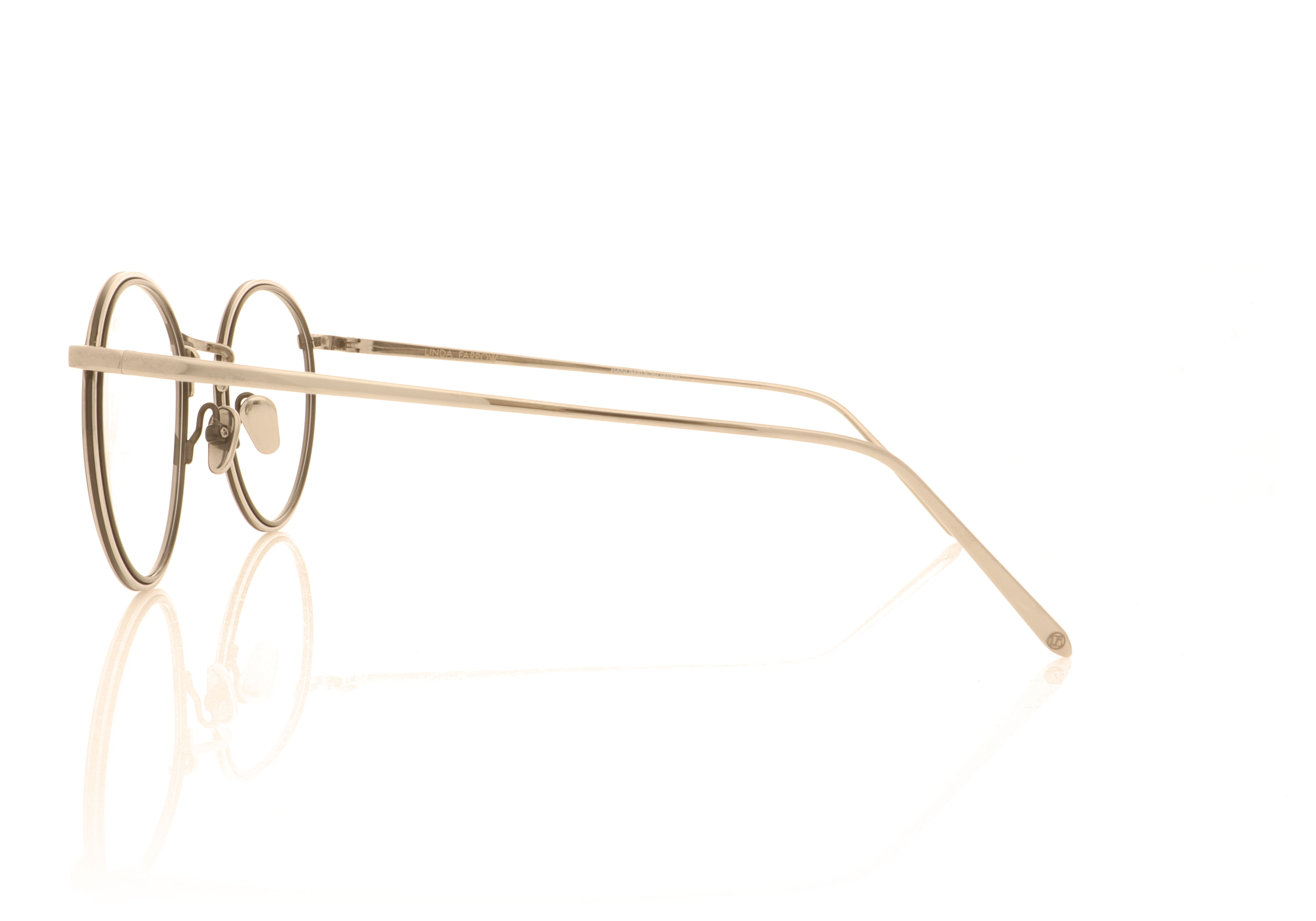 Linda Farrow Comer Silver C3 Glasses