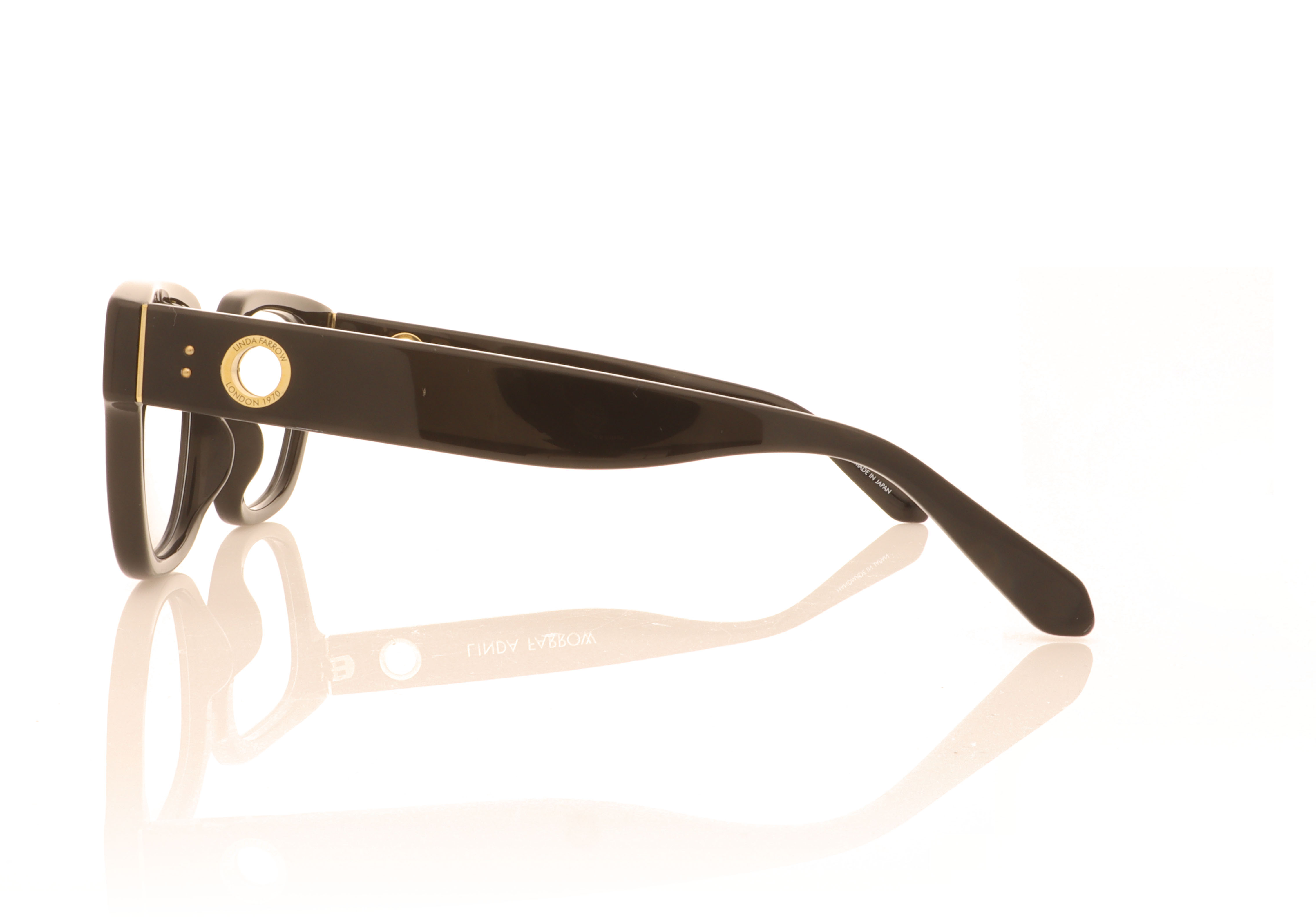 Linda Farrow Deni Black C6 Glasses