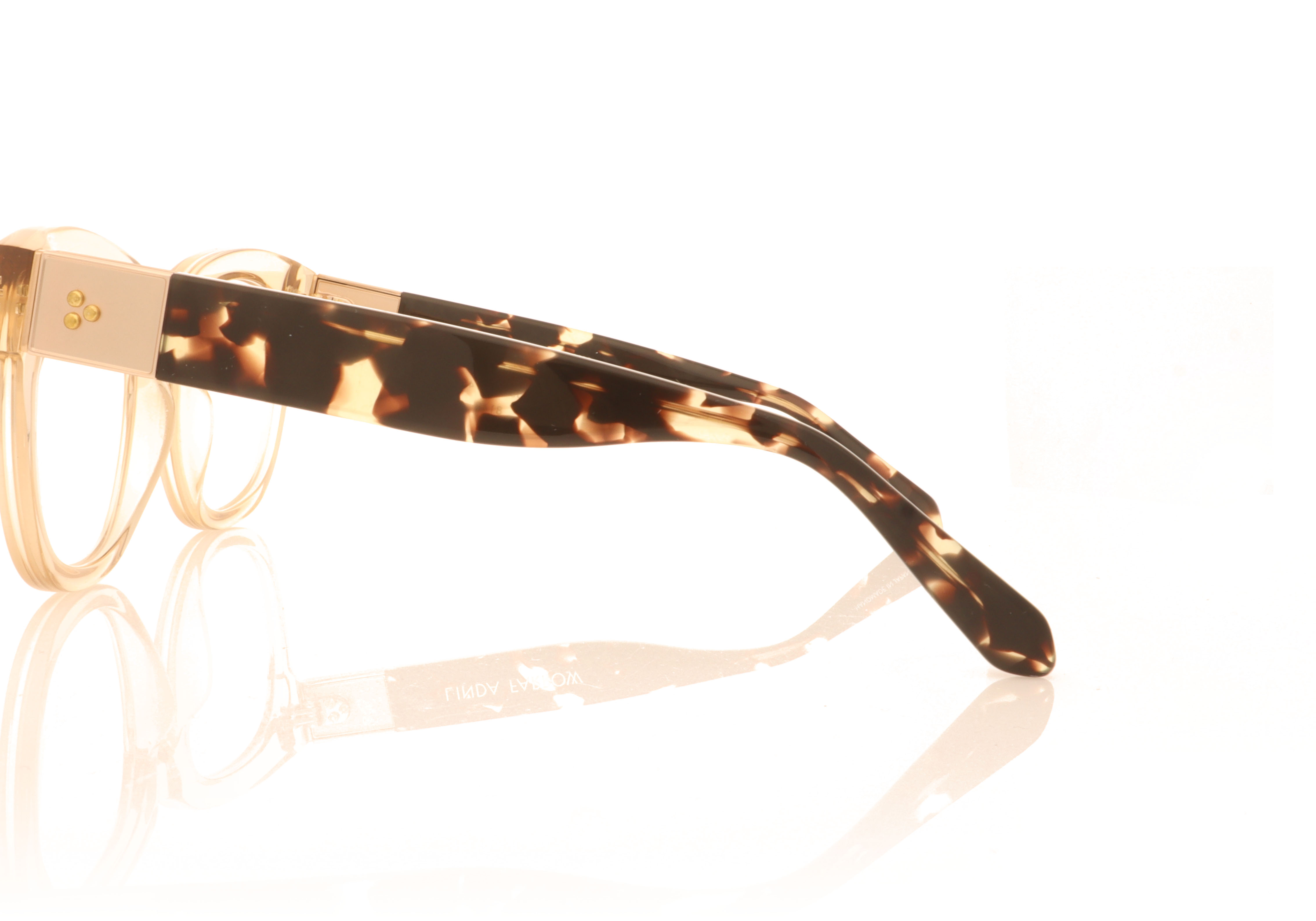 Linda Farrow Jenson Beige C5 Glasses