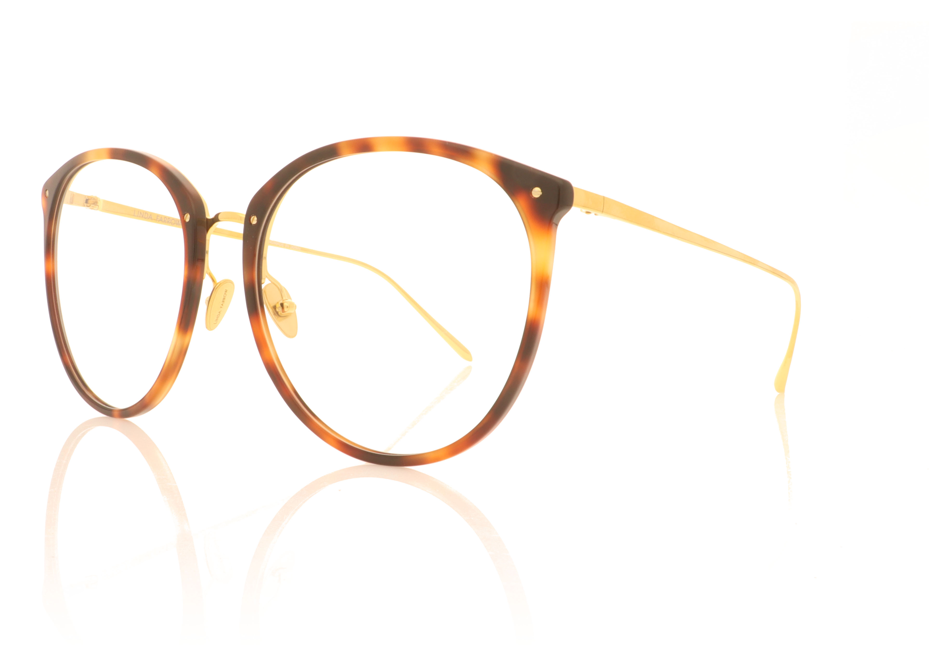 Linda Farrow Kings Tortoise Gold C9 Glasses