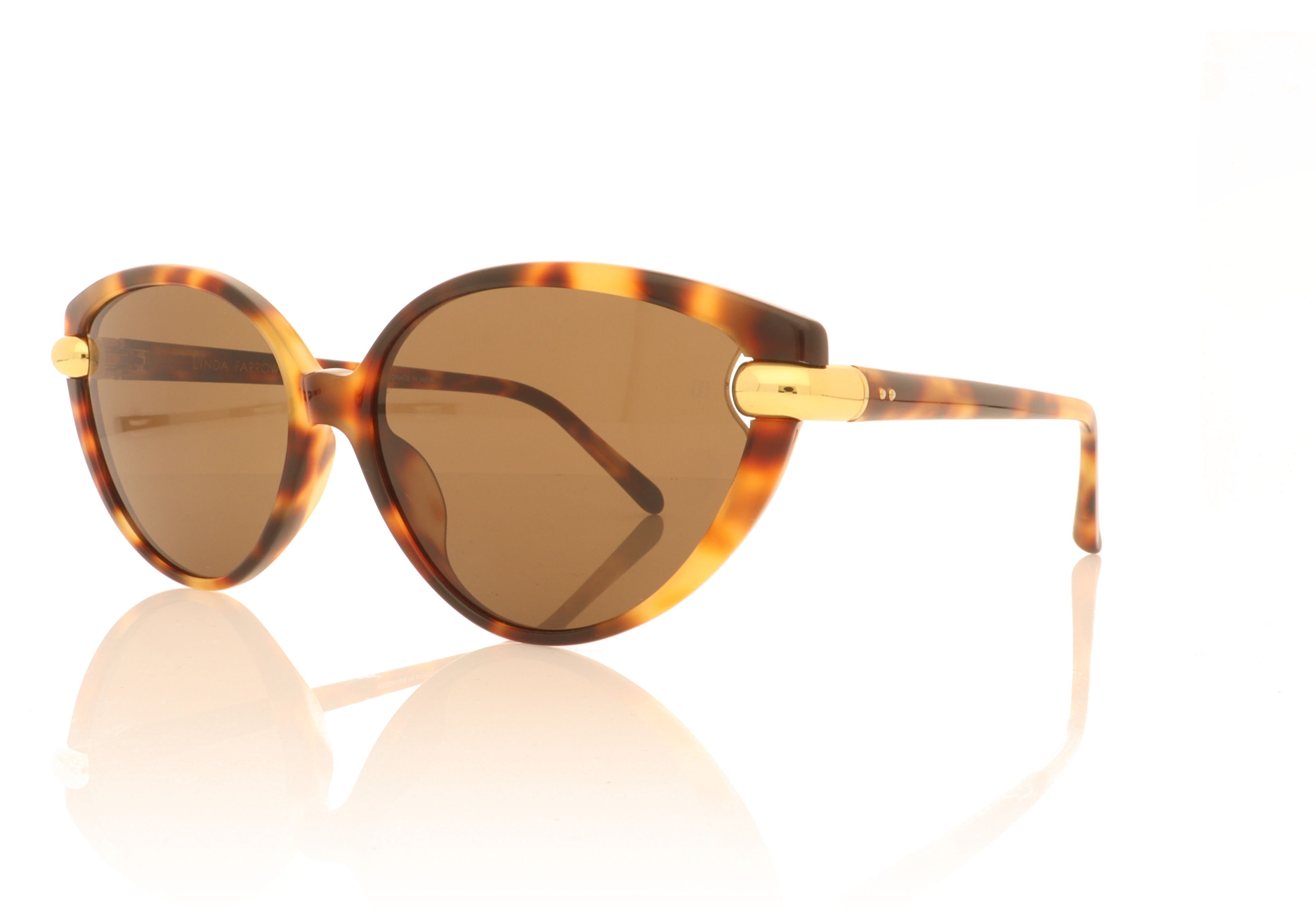 Linda Farrow Palm Tortoise C2 Sunglasses