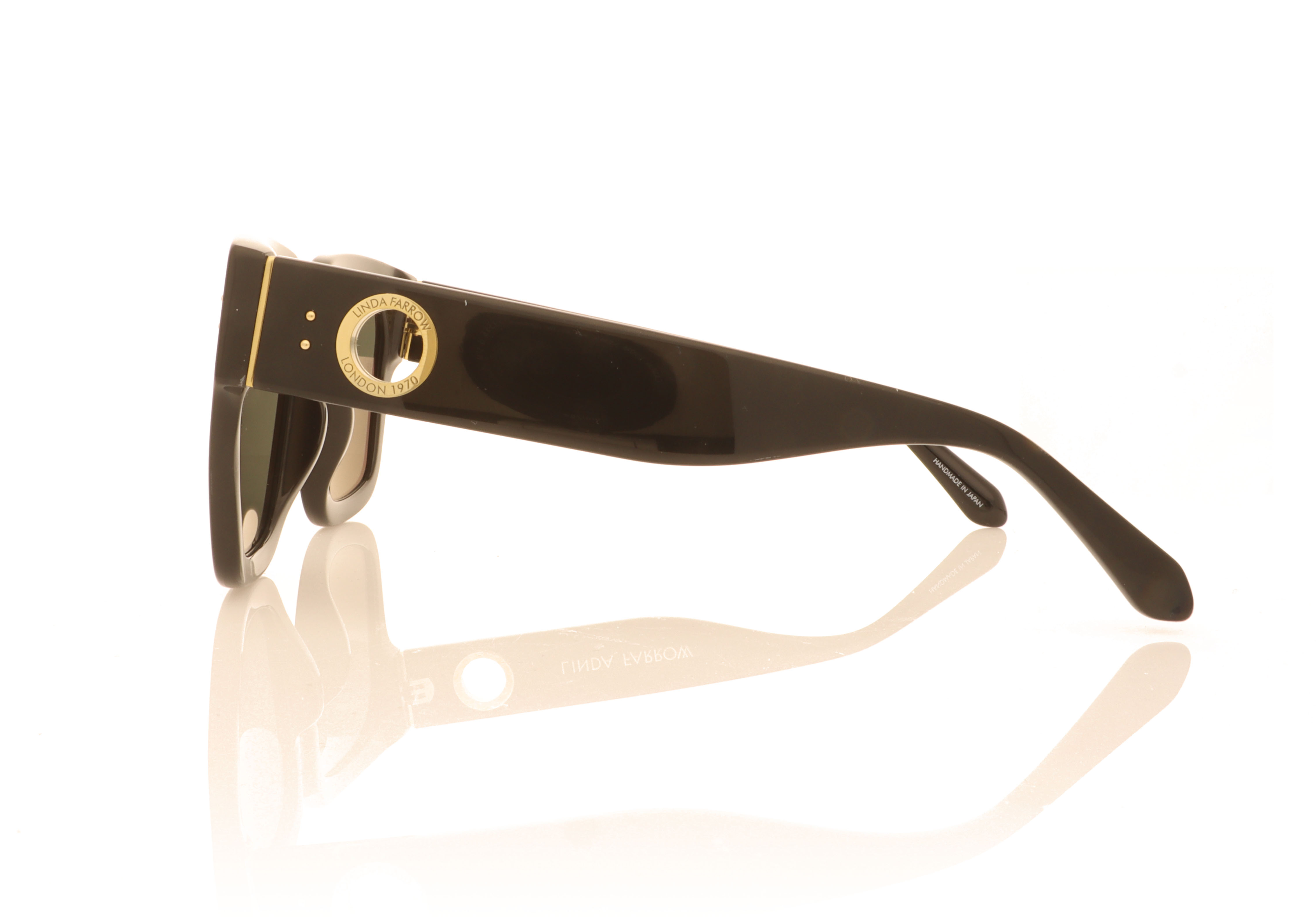 Linda Farrow Amber Black C1 Sunglasses