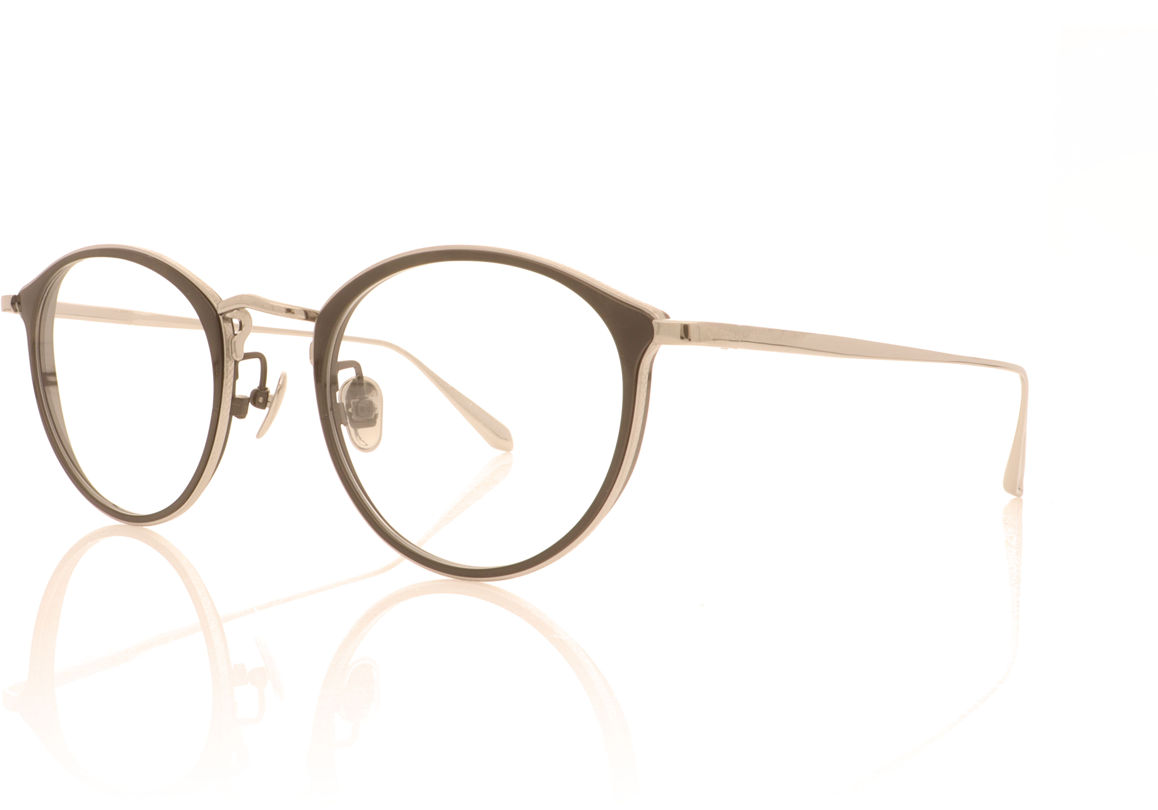 Linda Farrow Luis Black Silver C2 Glasses