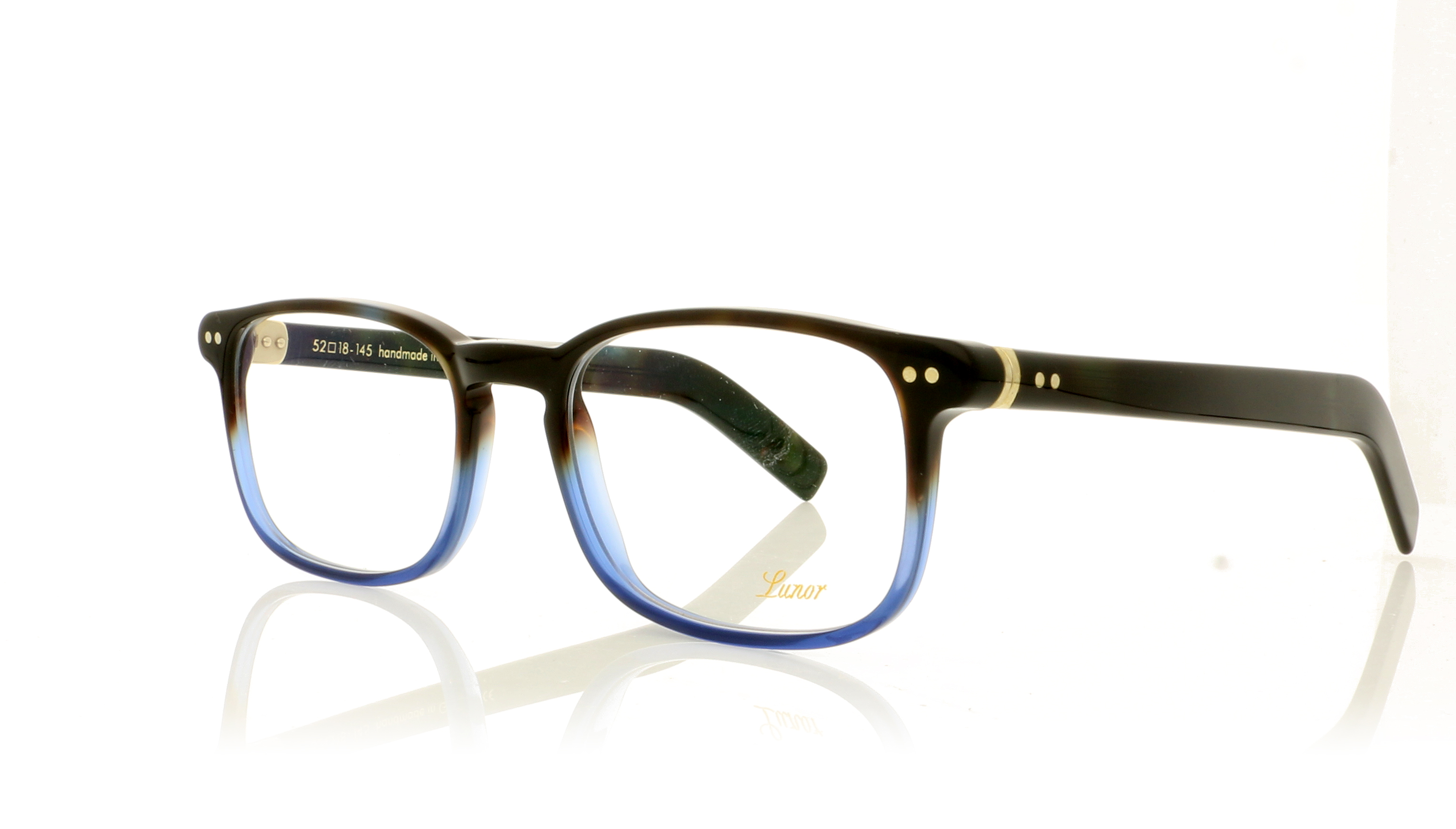 Lunor LU255 LU 255 Blue Tortoise 33 Glasses