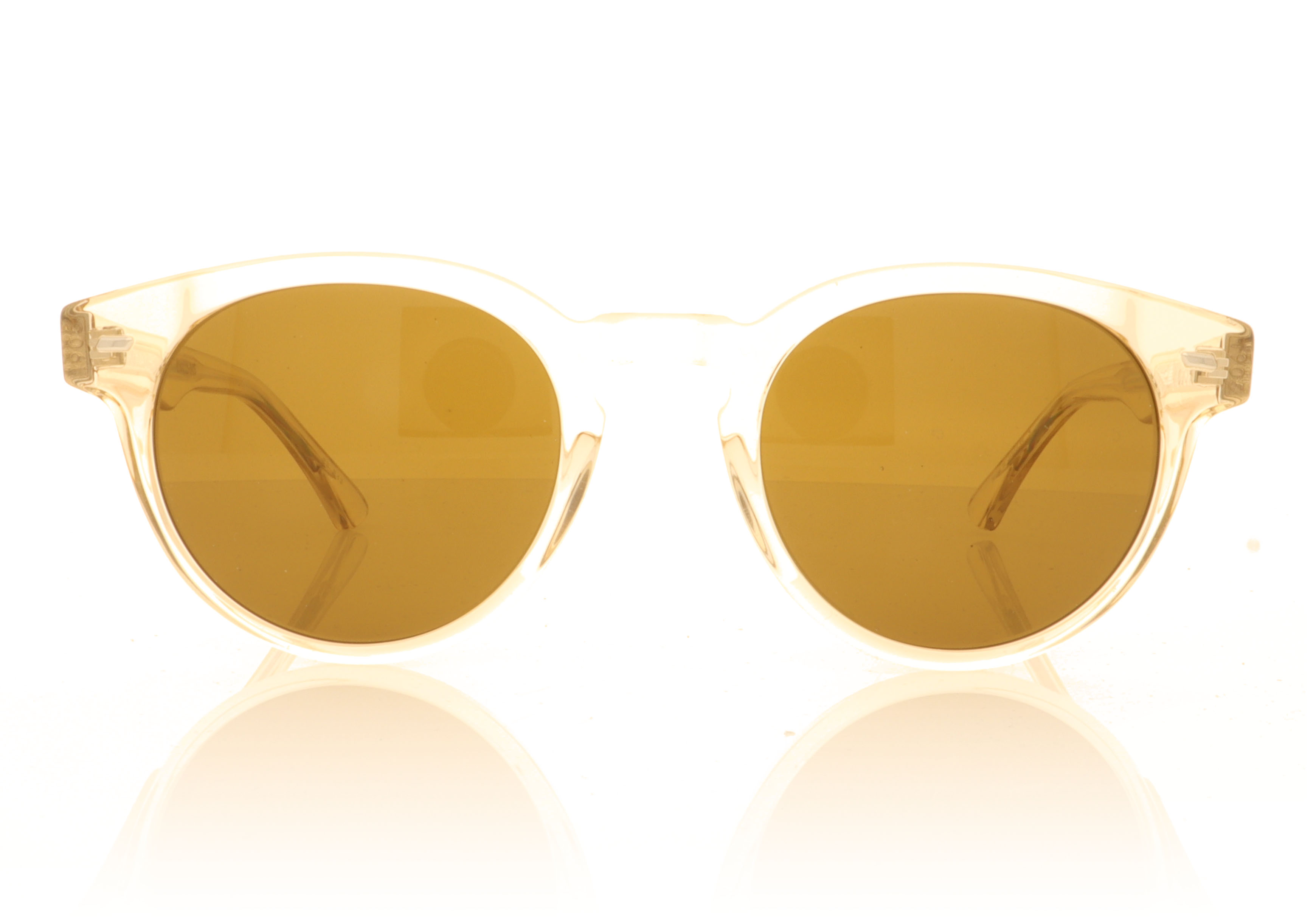 Masunaga 076 Clear Clear Sunglasses