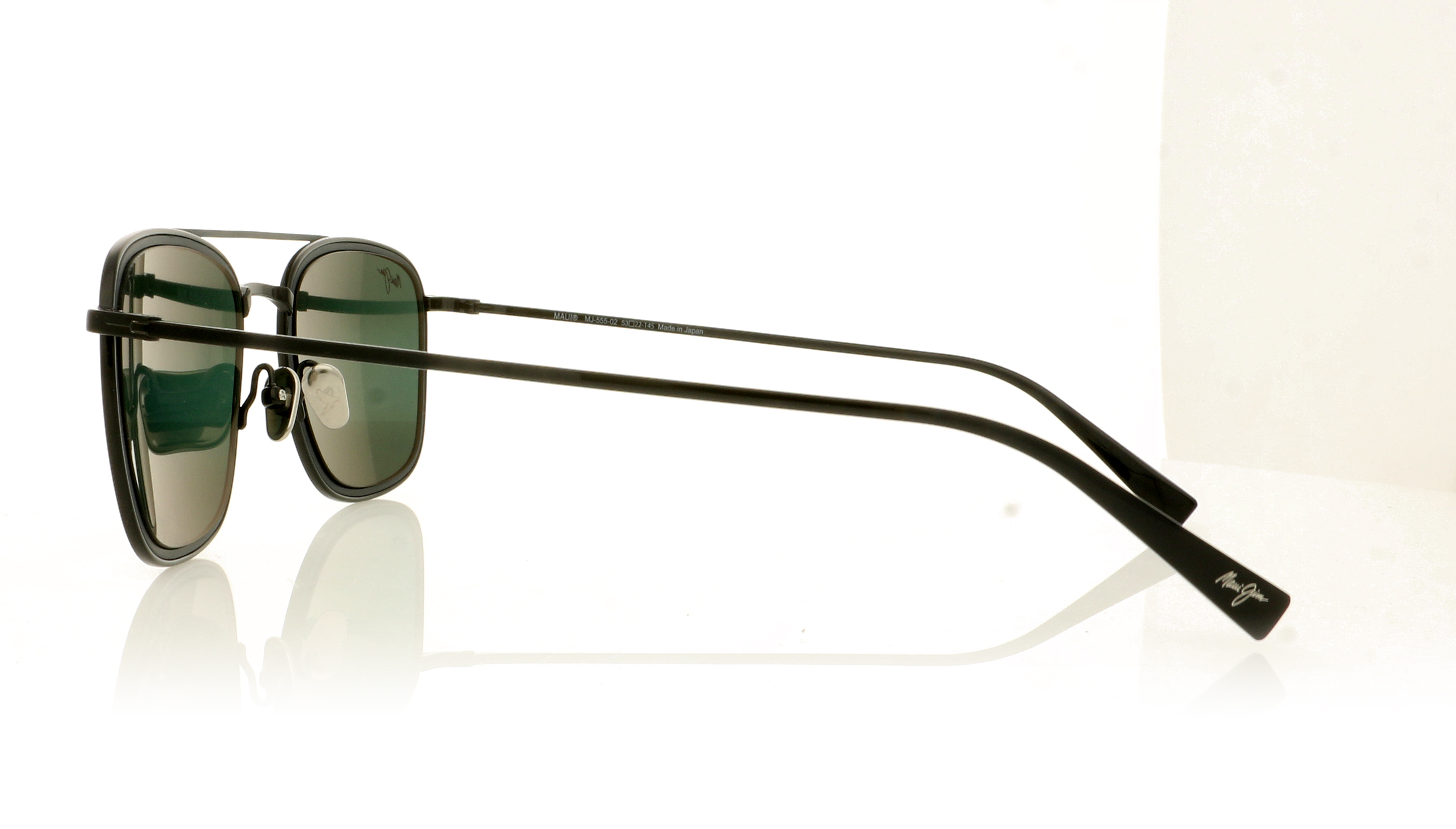 Maui Jim MJ555 Following Seas Black Gloss 2 Sunglasses