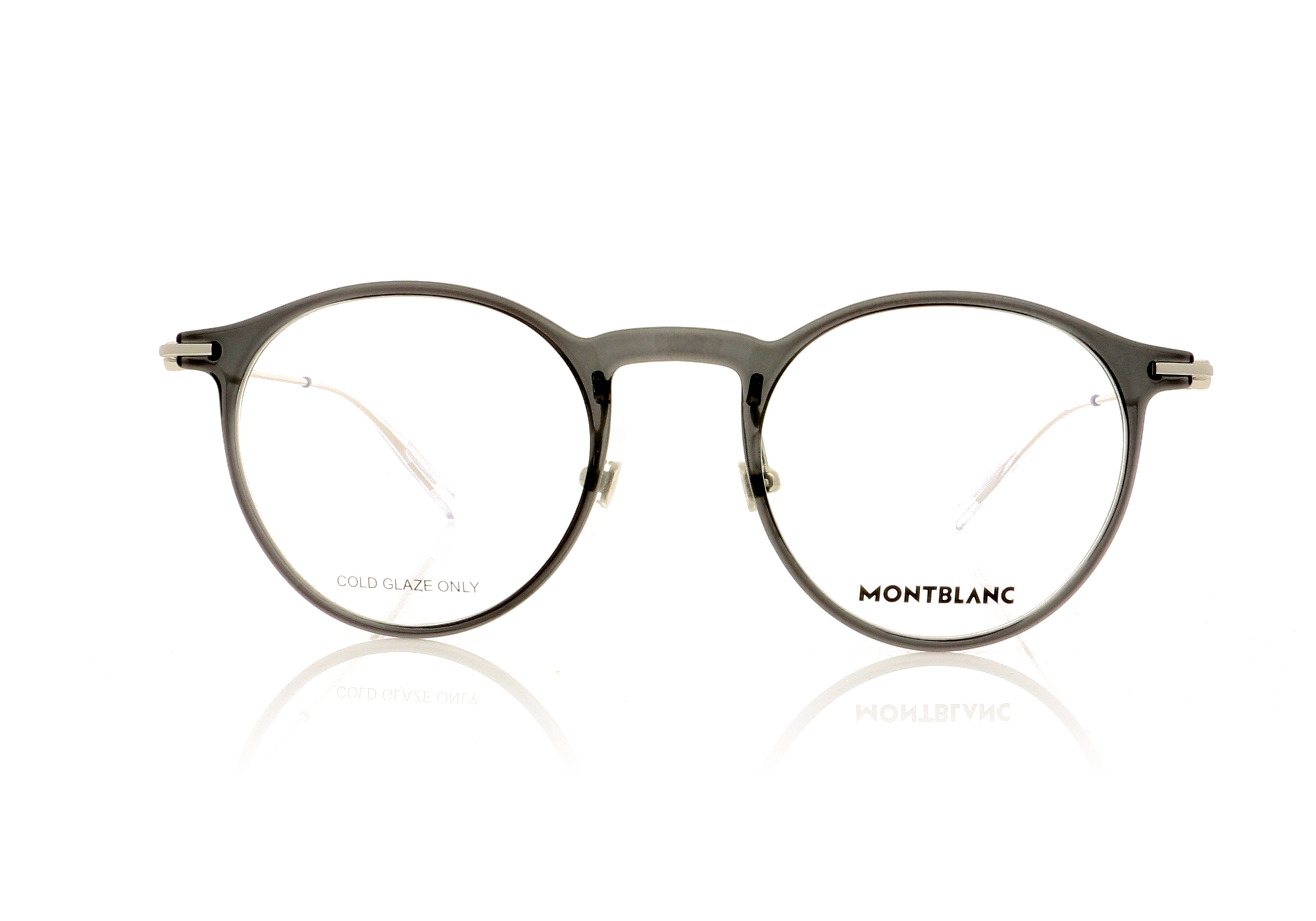 Montblanc MB0099O Grey-Silver 1 Glasses