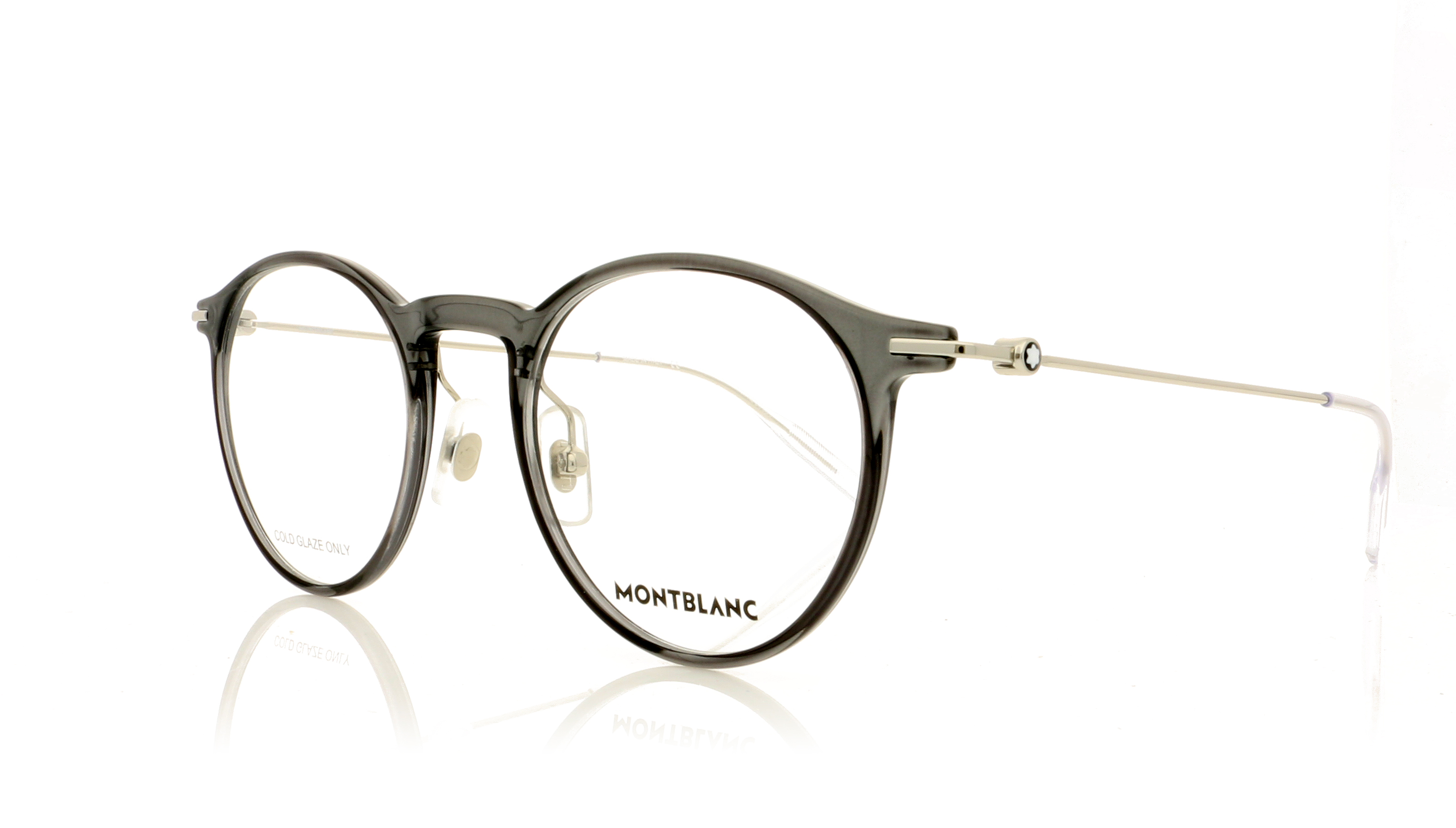 Montblanc MB0099O Grey-Silver 1 Glasses