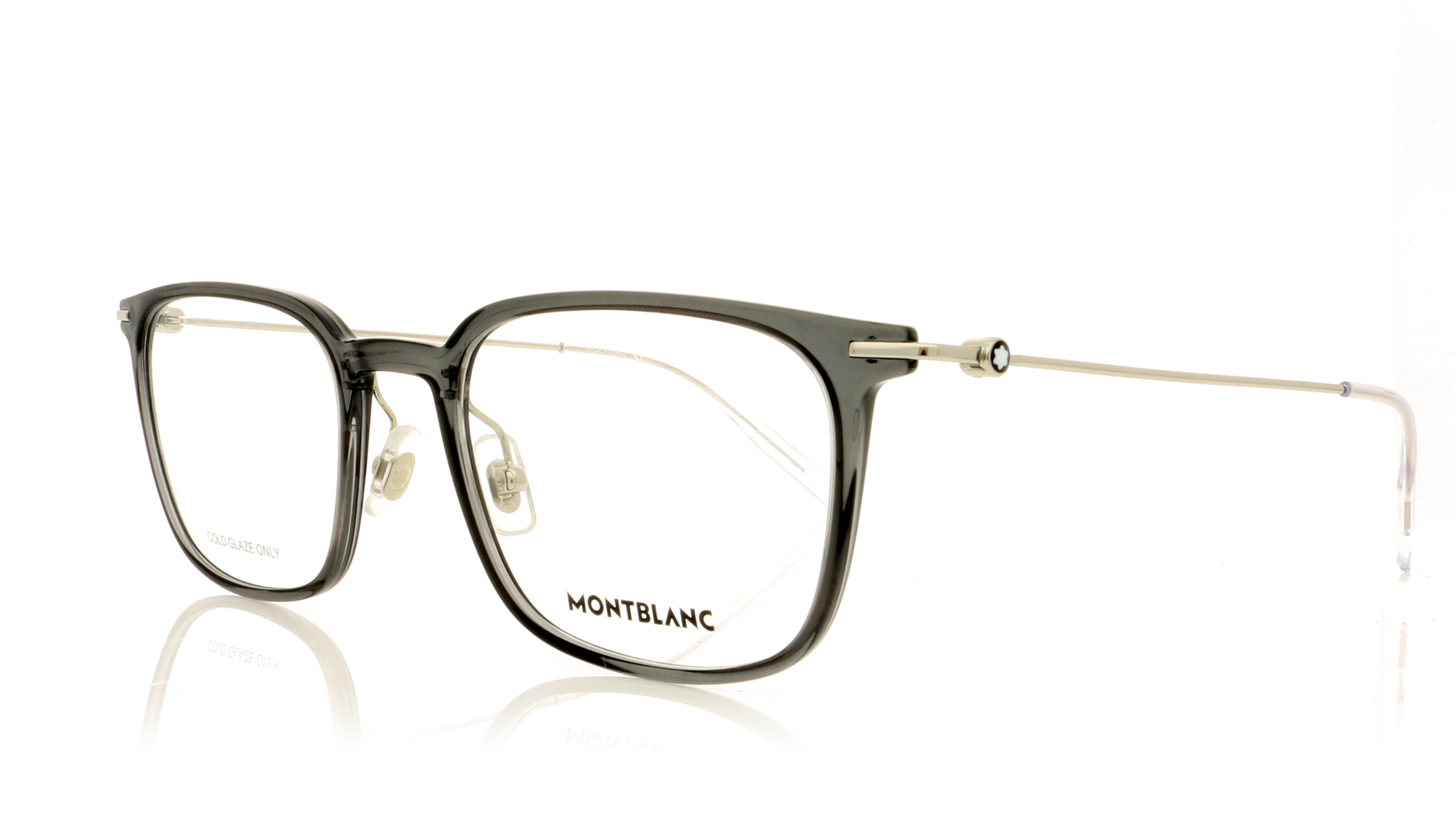 Montblanc MB0100O 1 Grey-Silver Glasses