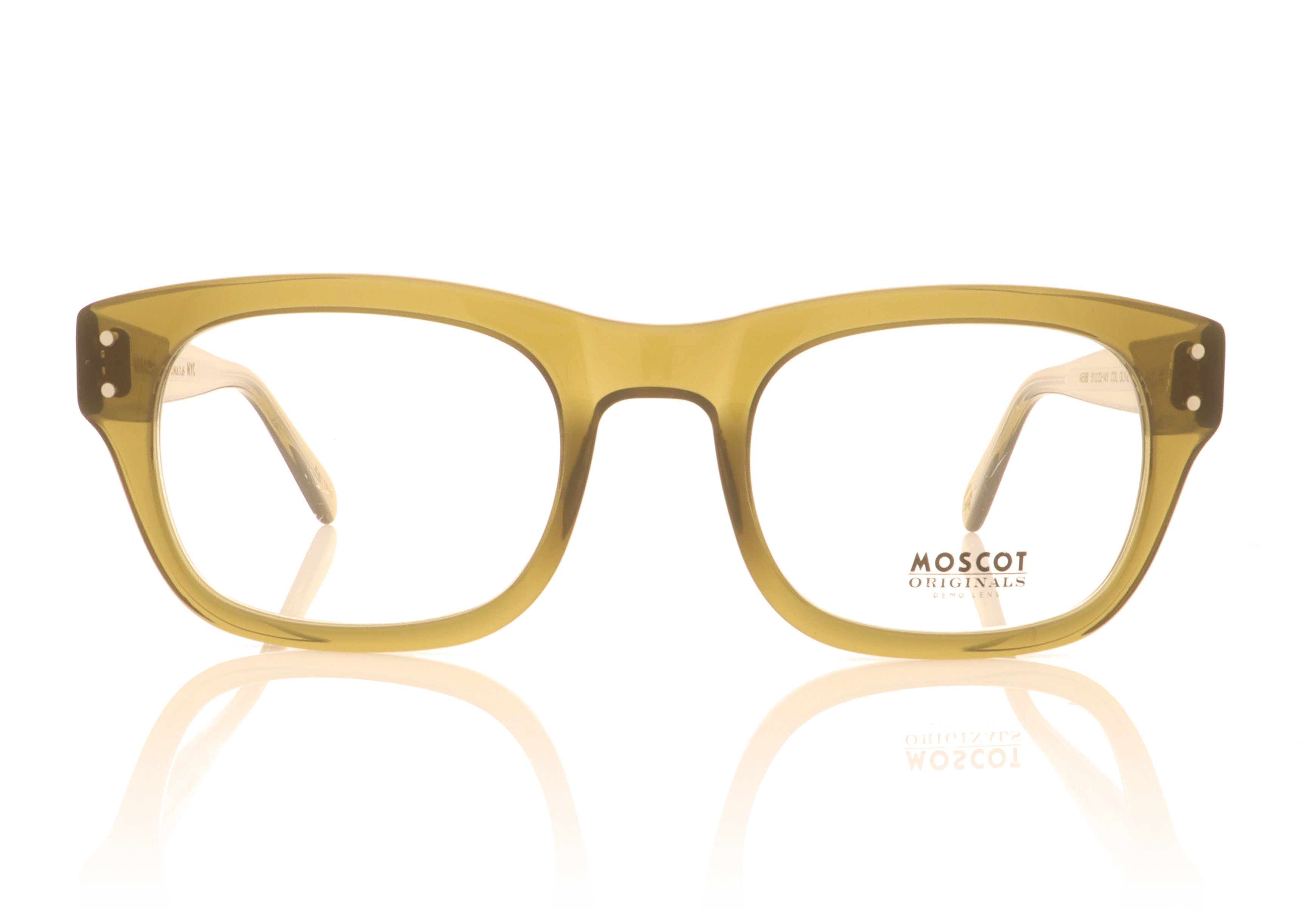 Moscot Nebb Olive Green 1502 Glasses