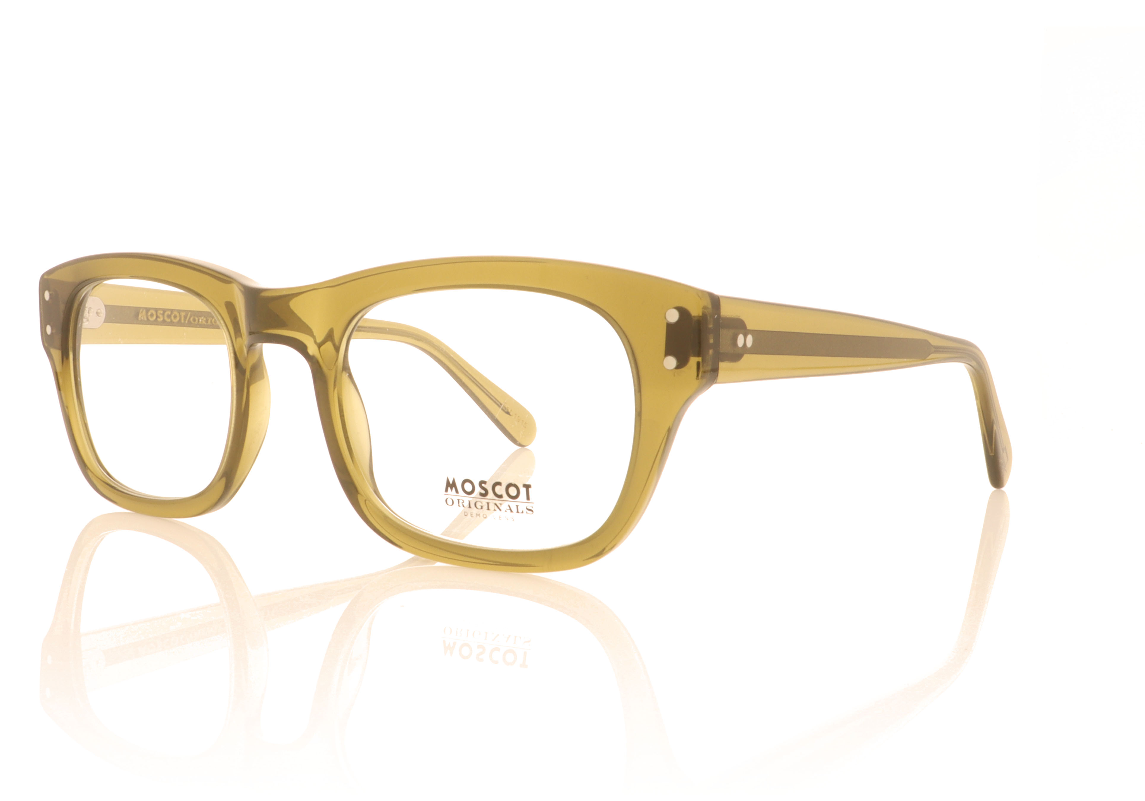 Moscot Nebb Olive Green 1502 Glasses