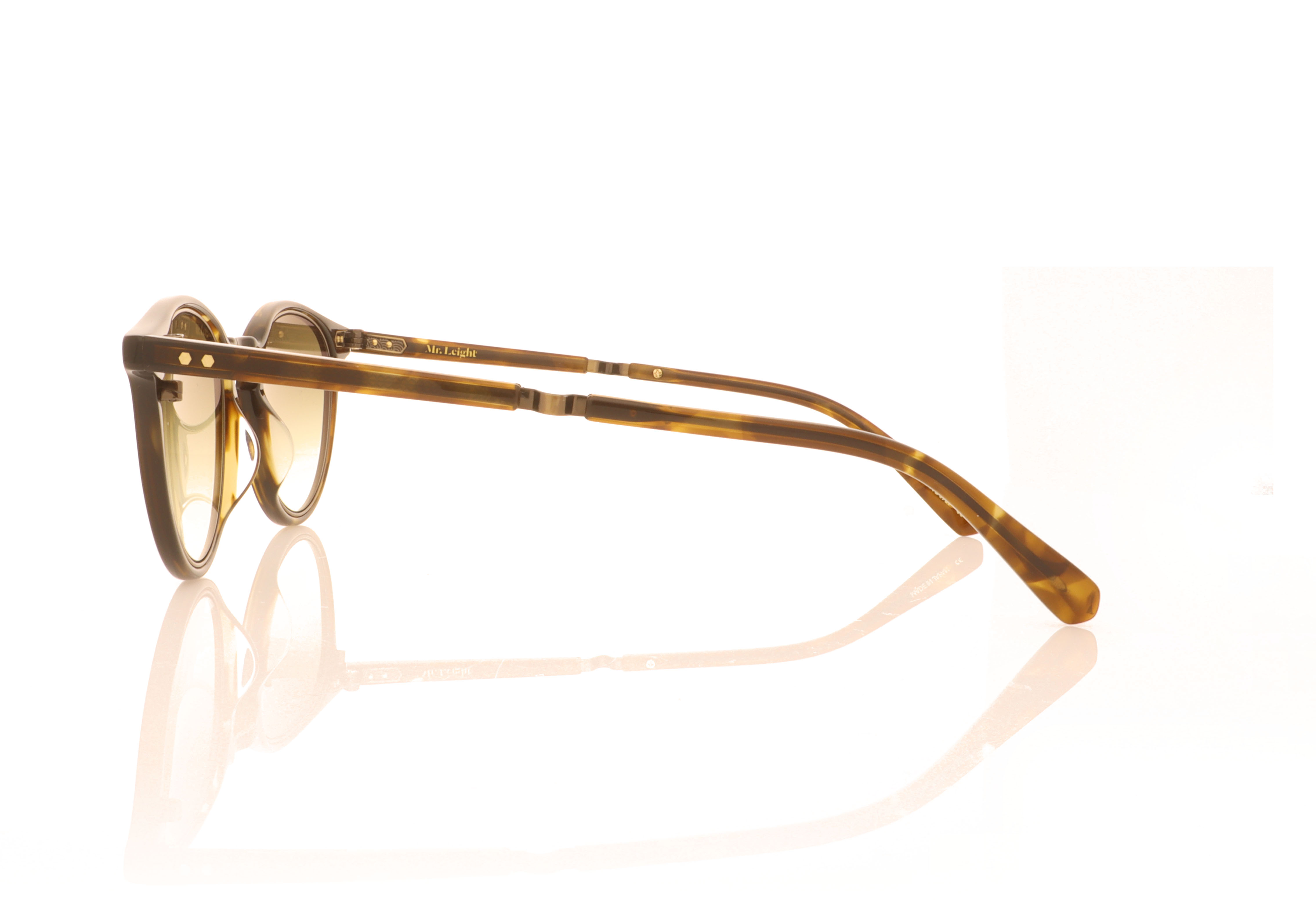 Mr. Leight Getty S ML2002 Cacao Tortoise CACT-PW Sunglasses