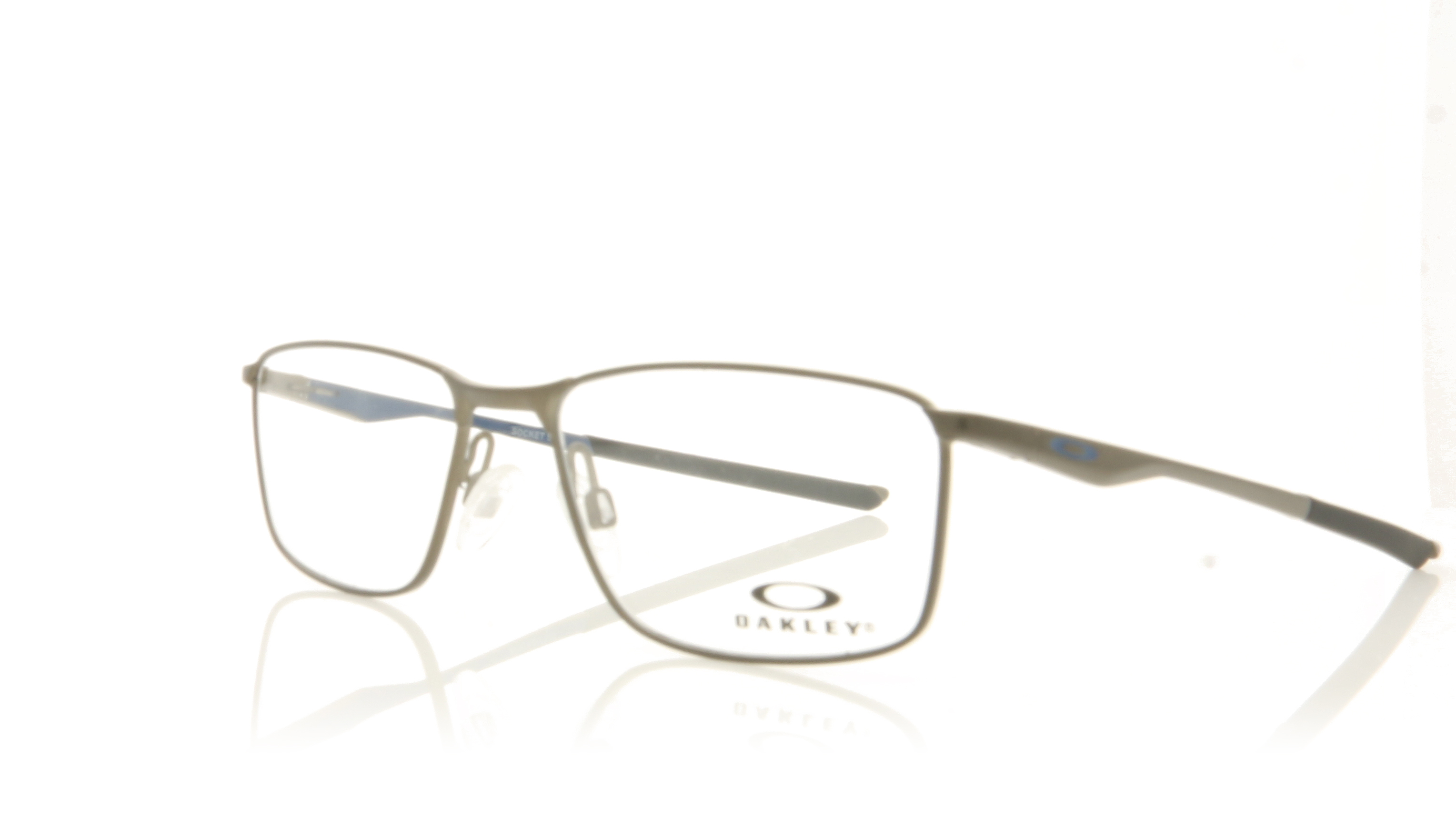 Oakley Socket 5.0 0OX3217 0OX3217 Satin Pewter/Poisedon Blue 321708 Glasses