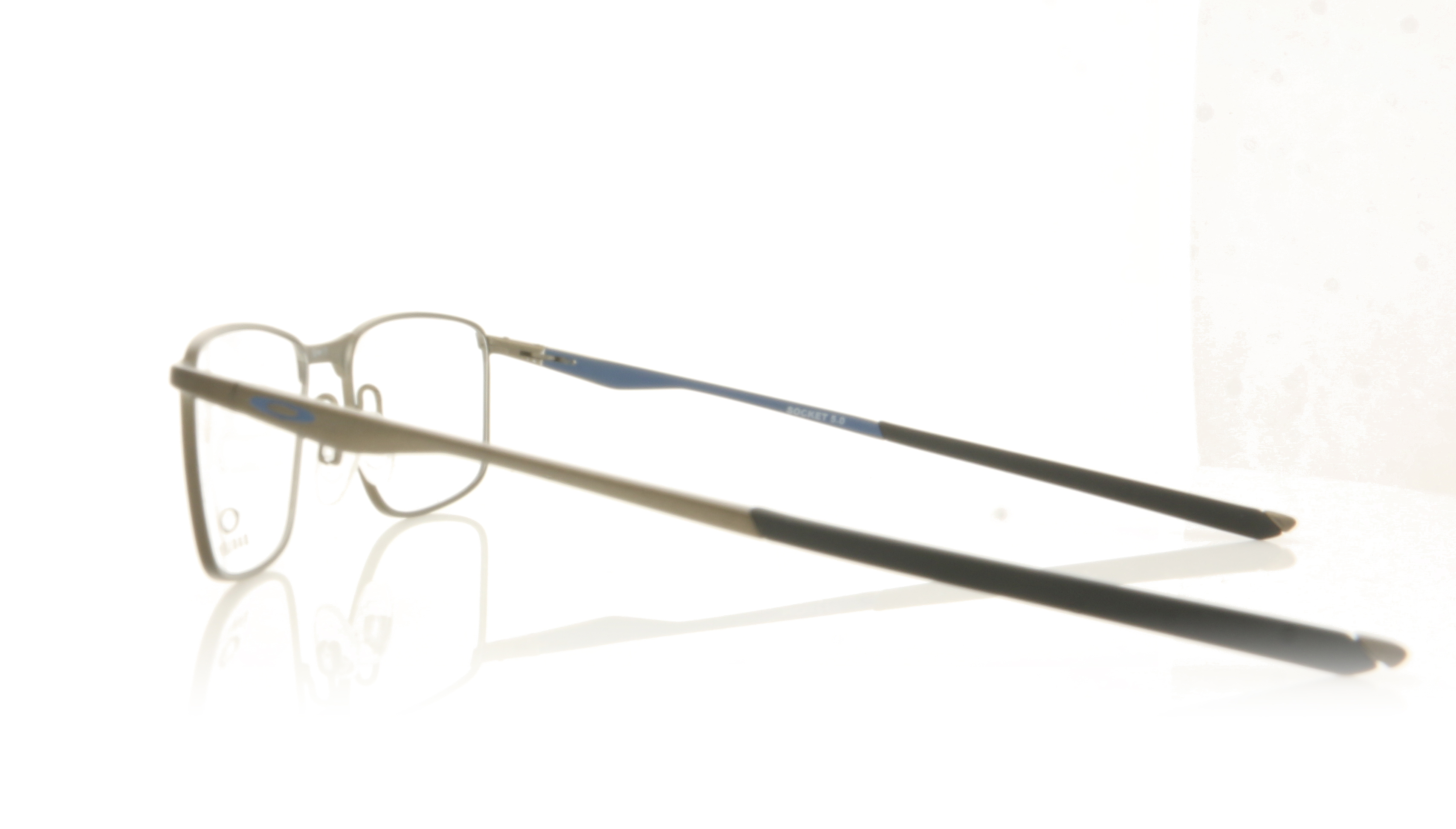 Oakley Socket 5.0 0OX3217 0OX3217 Satin Pewter/Poisedon Blue 321708 Glasses