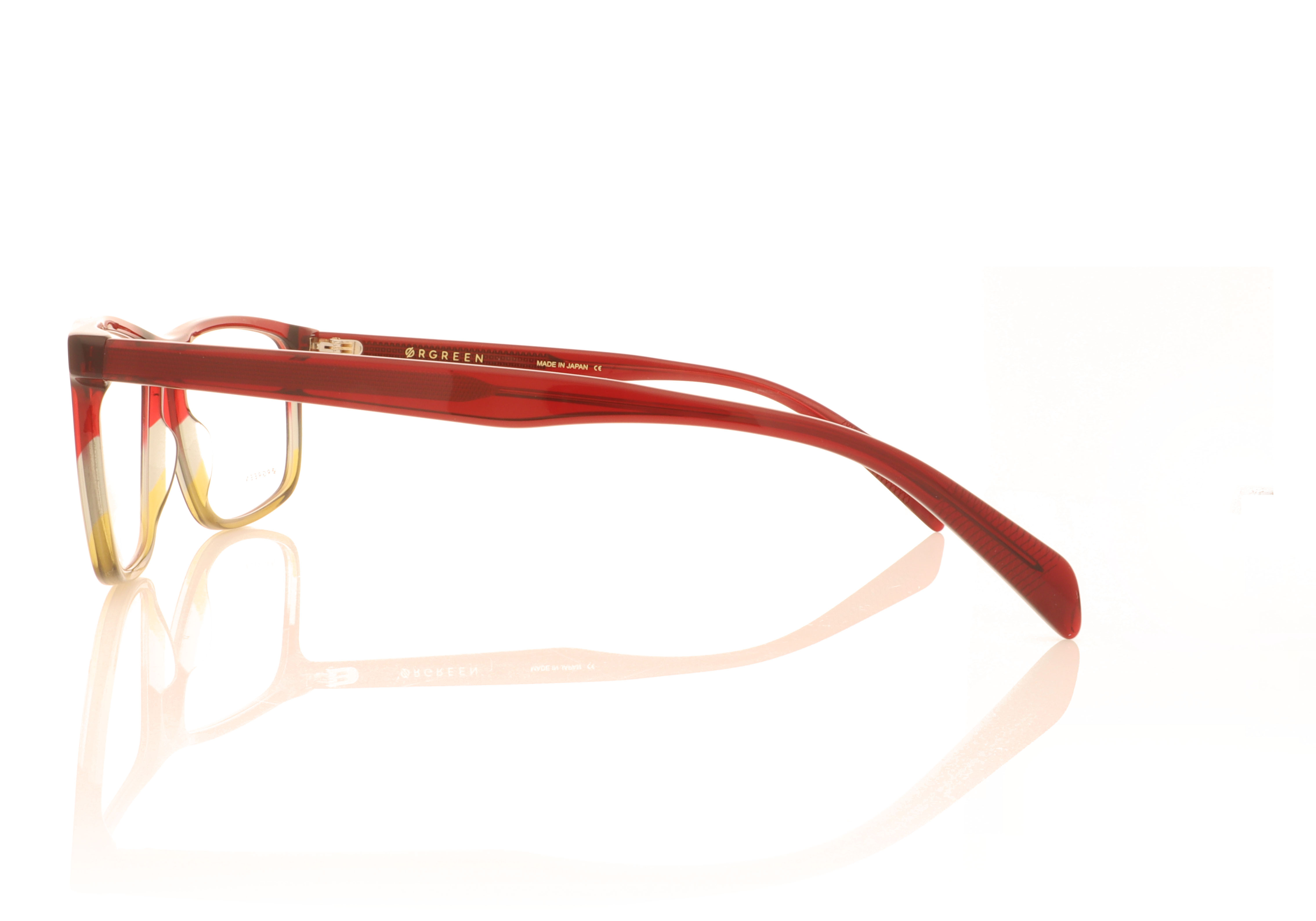 Ørgreen Brian Red Olive A087 Glasses