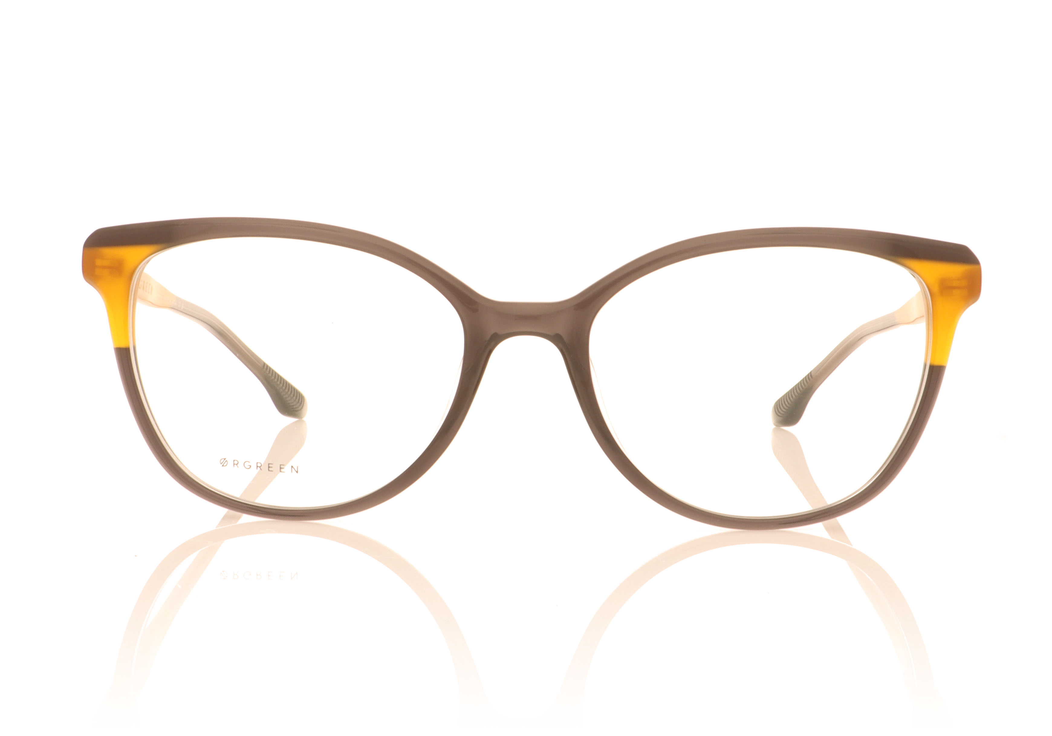 Ørgreen Gertrude Almost Black Burned Yellow A281 Glasses