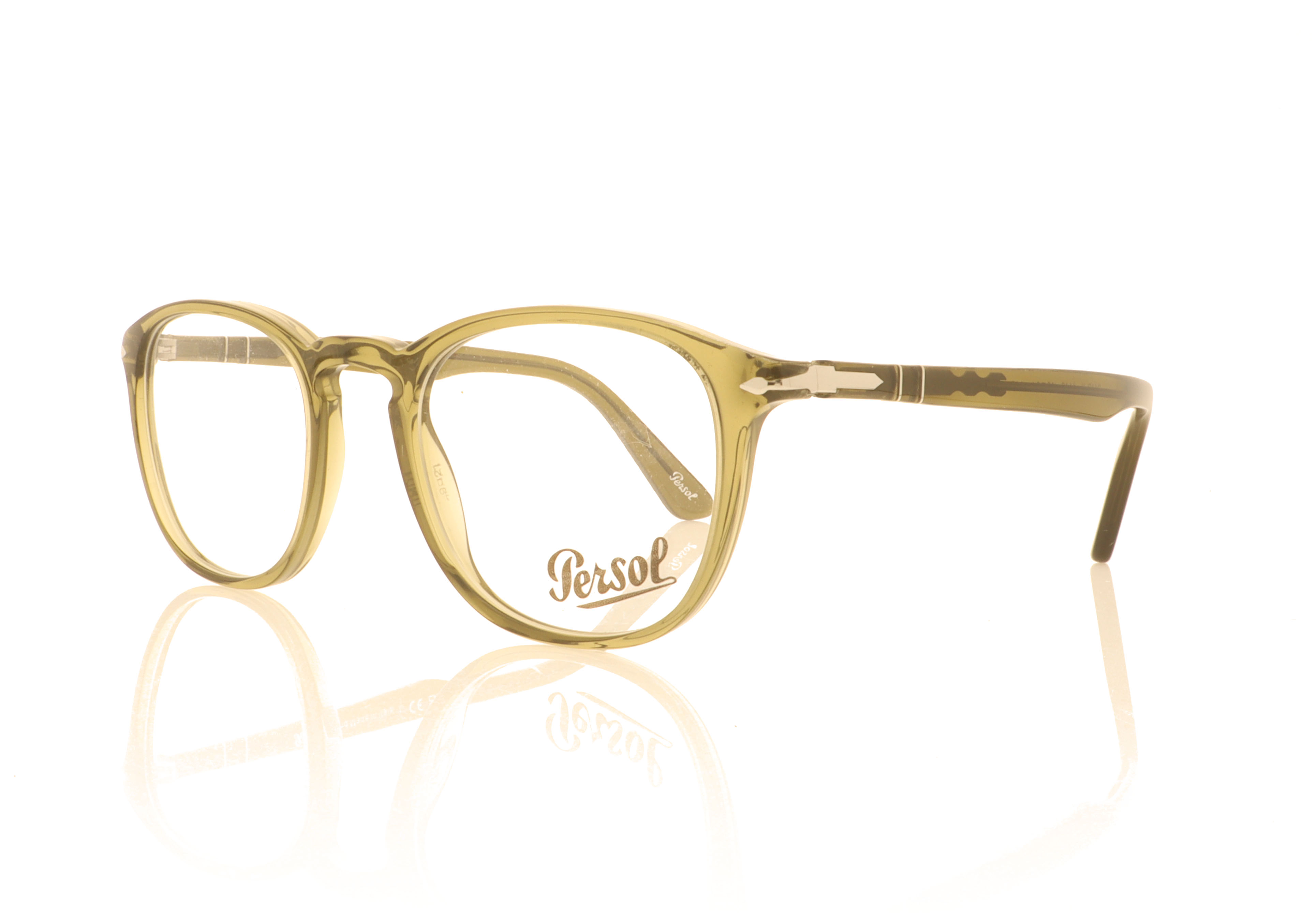 Persol PO3143V Olive Green Transparent 1142 Glasses