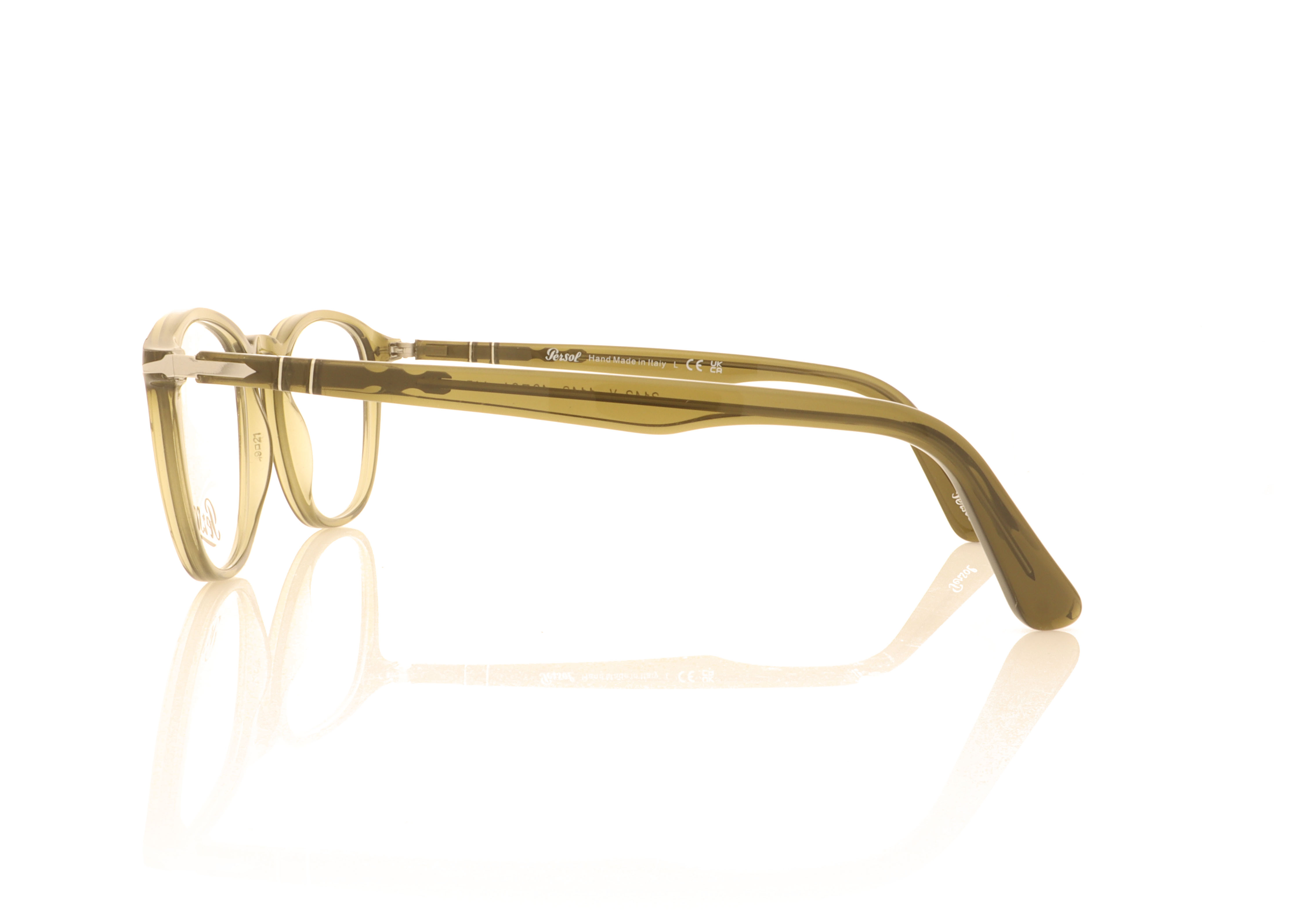 Persol PO3143V Olive Green Transparent 1142 Glasses