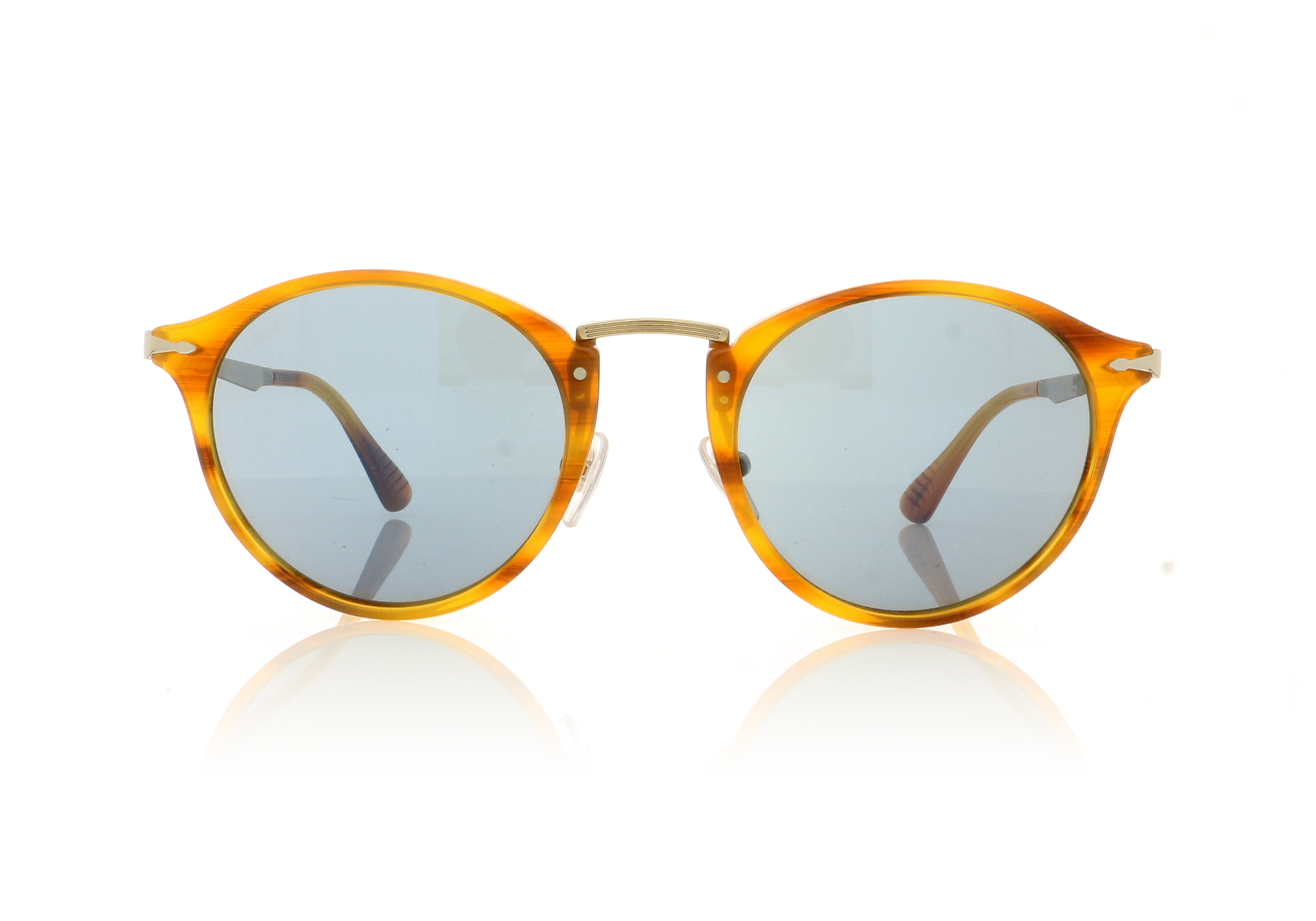 Persol 0PO3166S Striped Brown 960/56 Sunglasses
