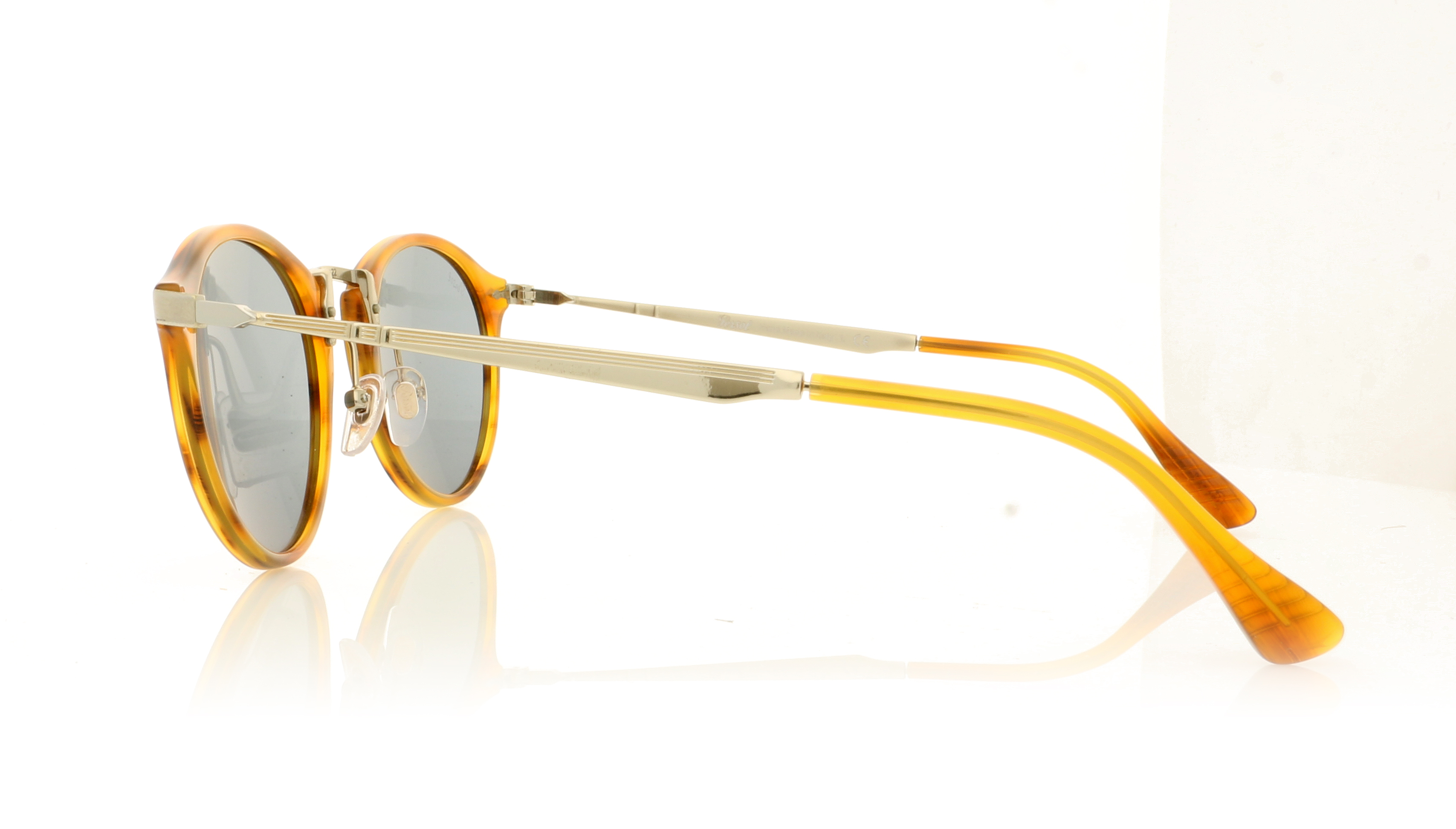 Persol 0PO3166S Striped Brown 960/56 Sunglasses