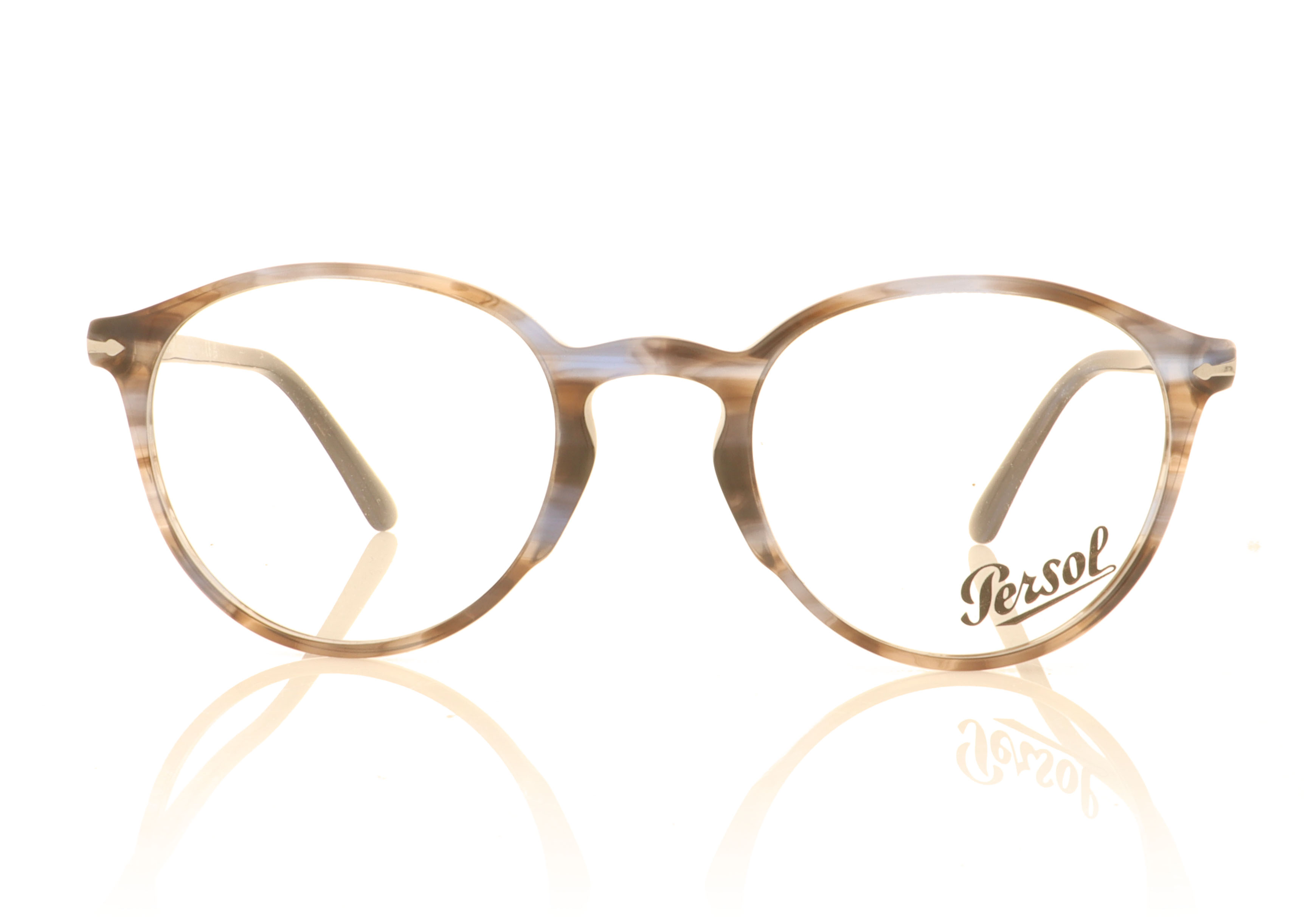Persol PO3218V Striped Blue 1155 Glasses