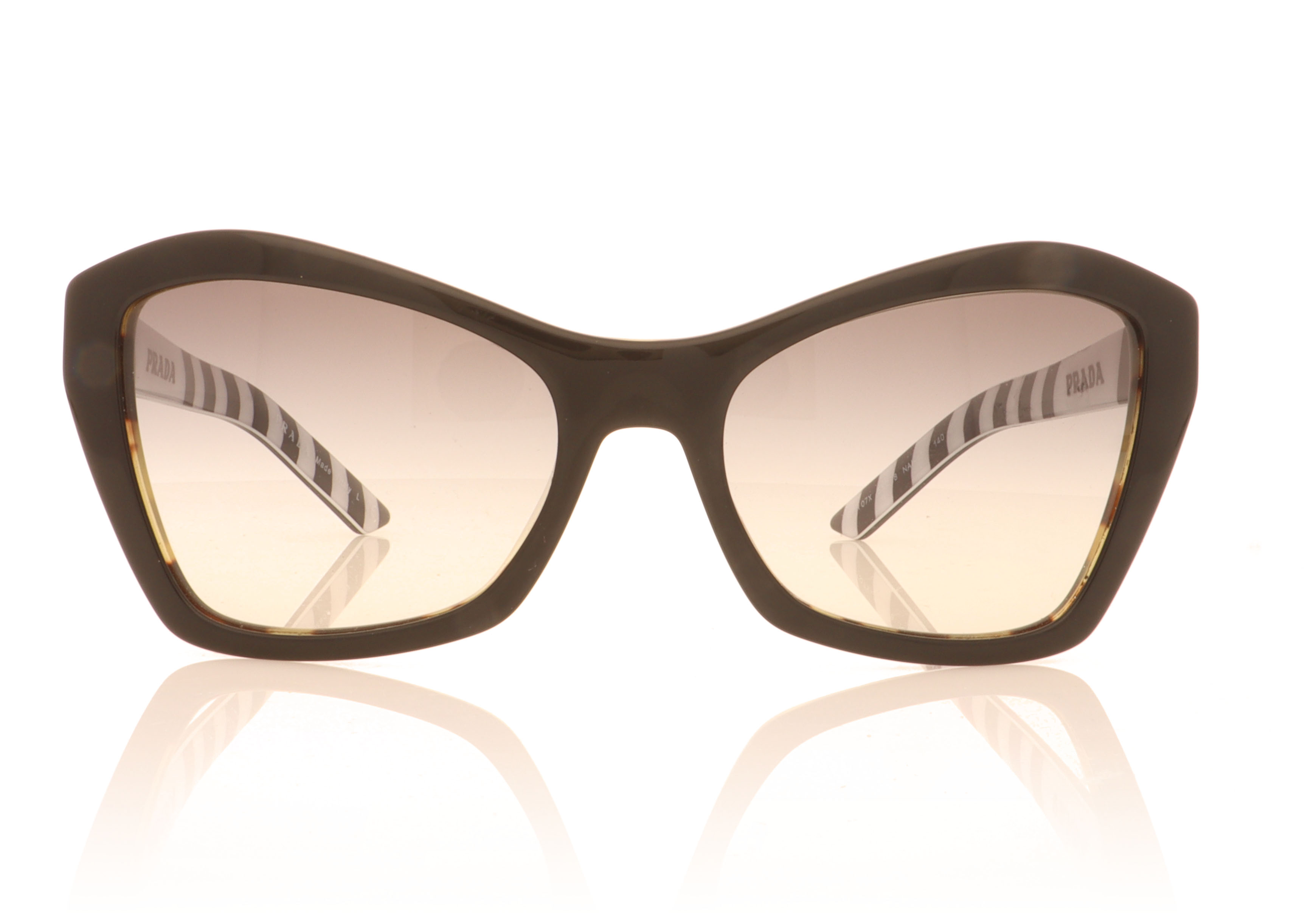 Prada Millennials 0PR 07XS Top Black/Medium Havana NAI130 Sunglasses