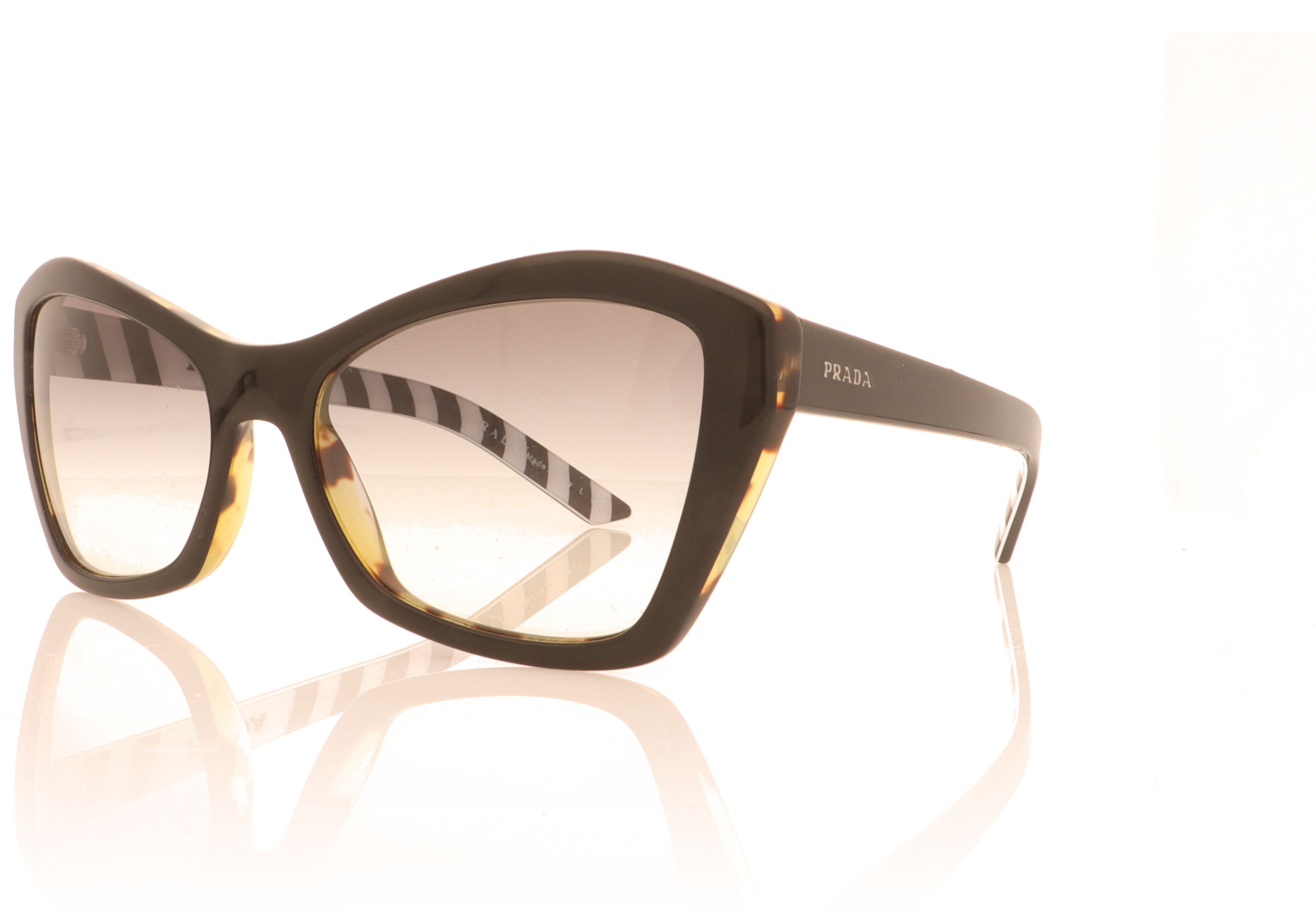 Prada Millennials 0PR 07XS Top Black/Medium Havana NAI130 Sunglasses