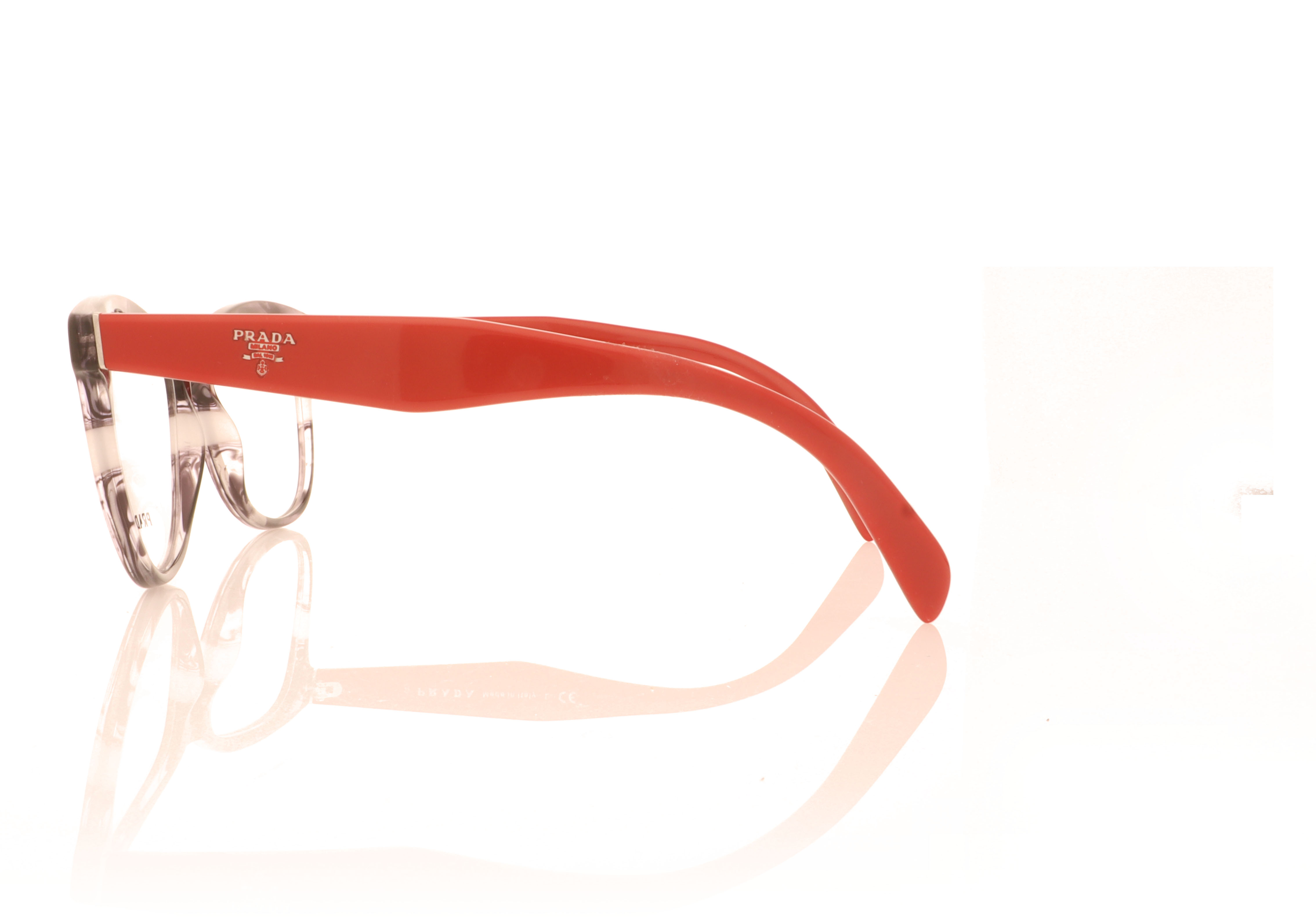 Prada Heritage 0PR 12TV Striped Grey 2571O1 Glasses