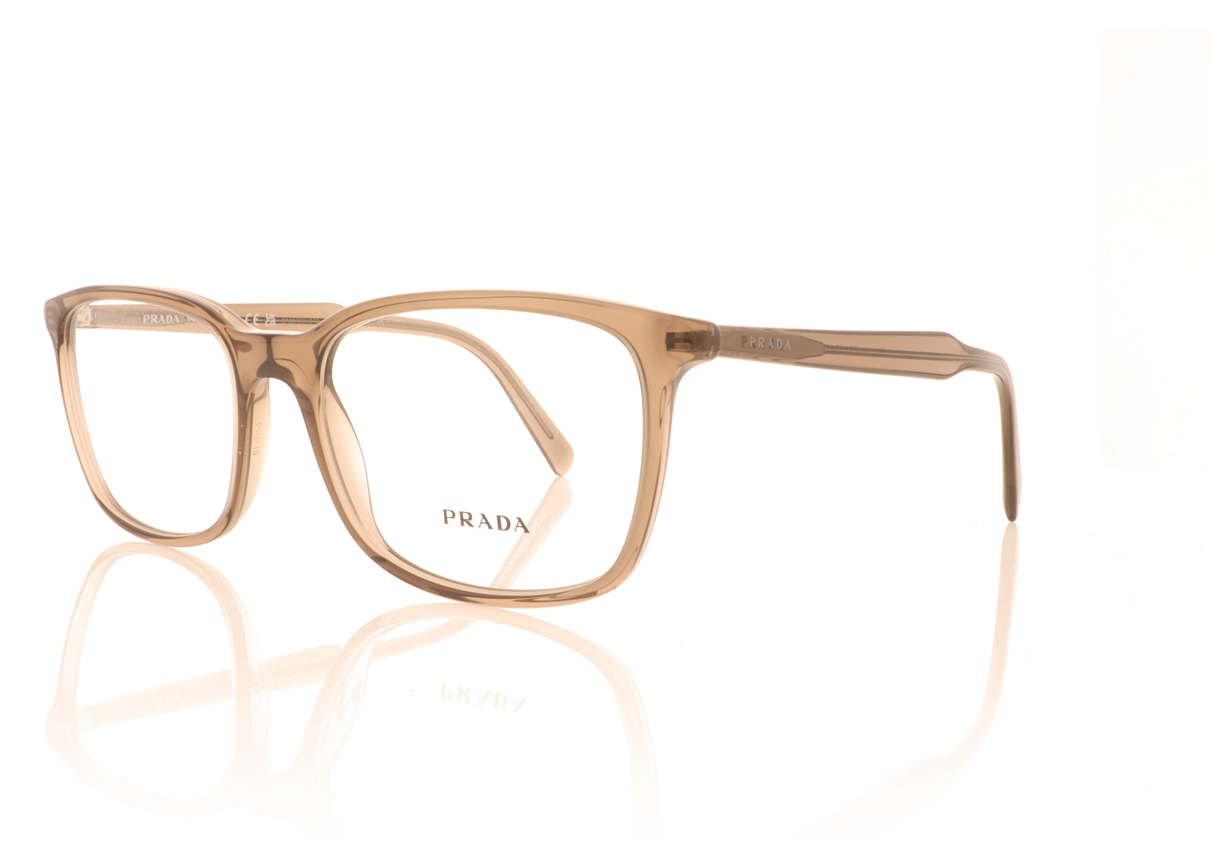 Prada CONCEPTUAL PR 13XV Brown/Light Brown 09F1O1 Glasses