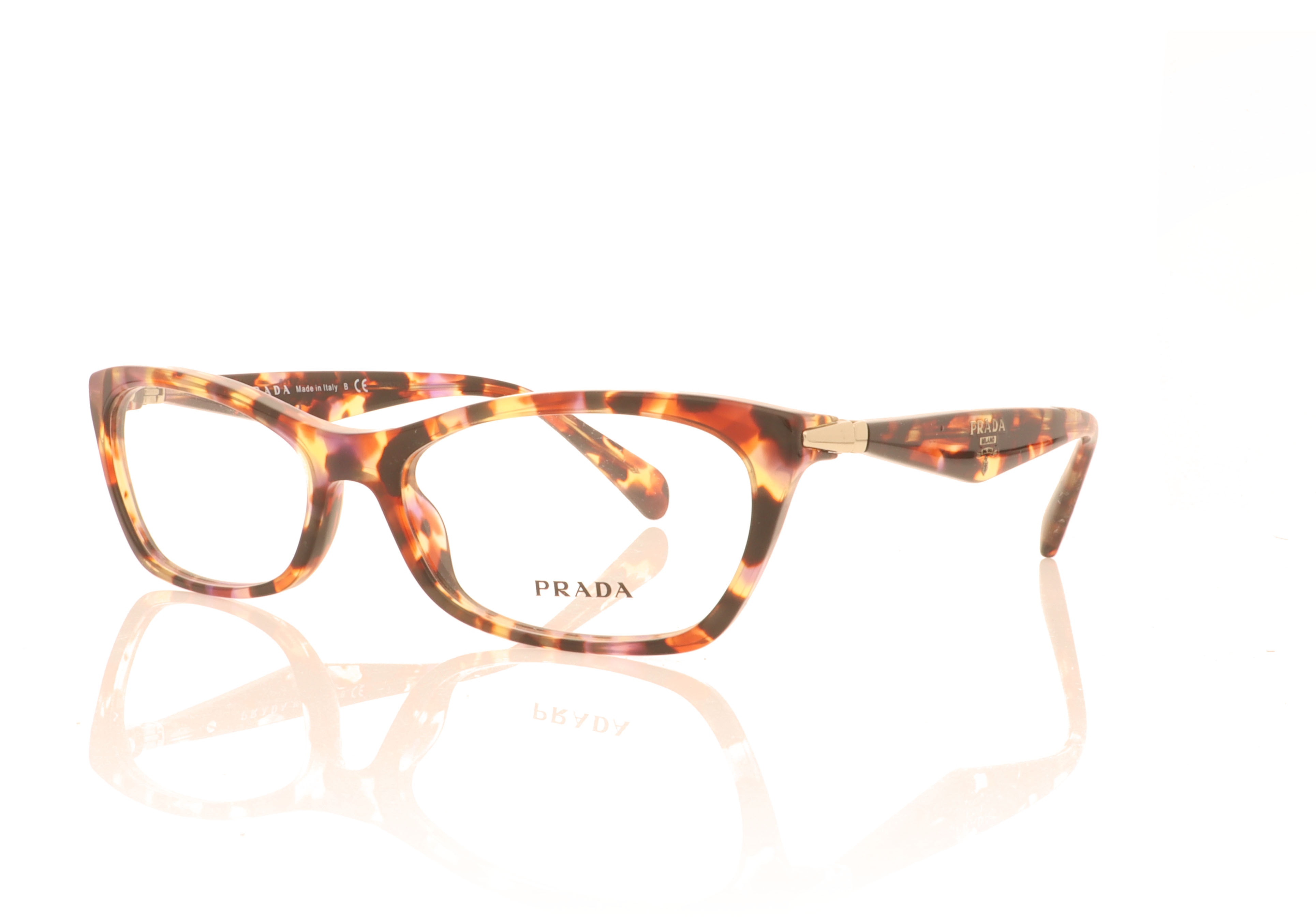 Prada Catwalk 0PR 15PV Spotted Violet Havana PDN1O1 Glasses