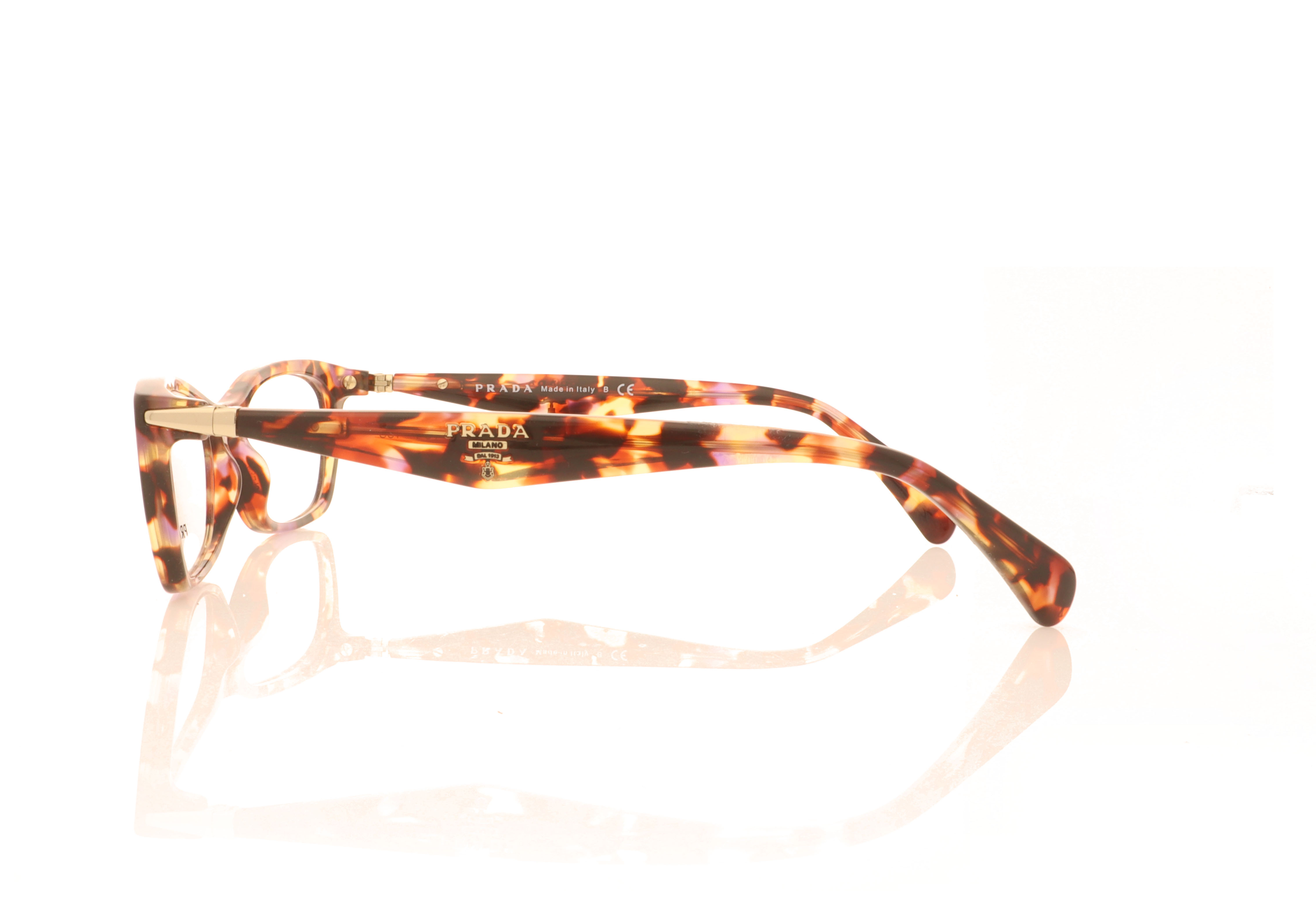 Prada Catwalk 0PR 15PV Spotted Violet Havana PDN1O1 Glasses