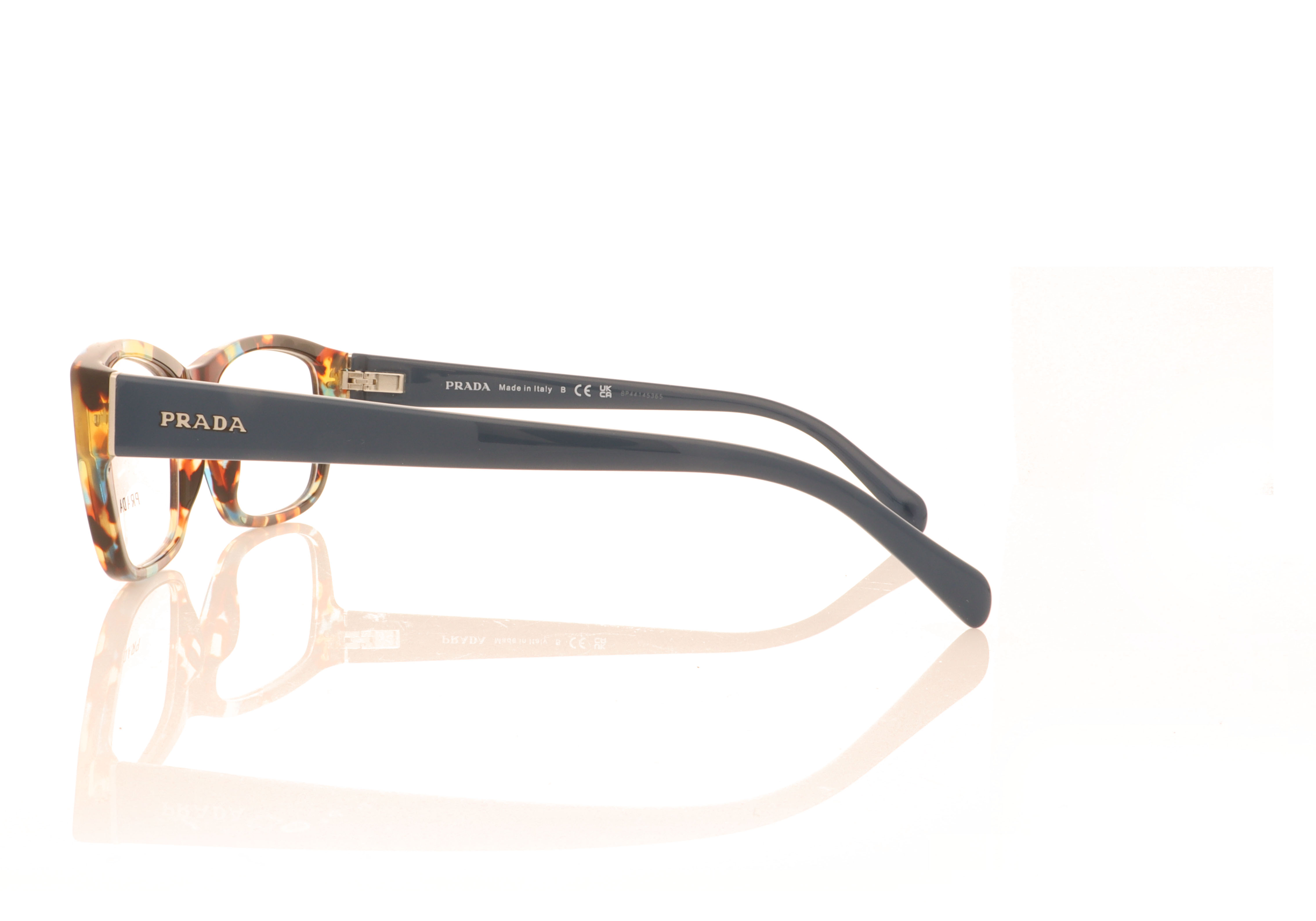 Prada Heritage 0PR 18OV Havana Spotted Blue NAG1O1 Glasses