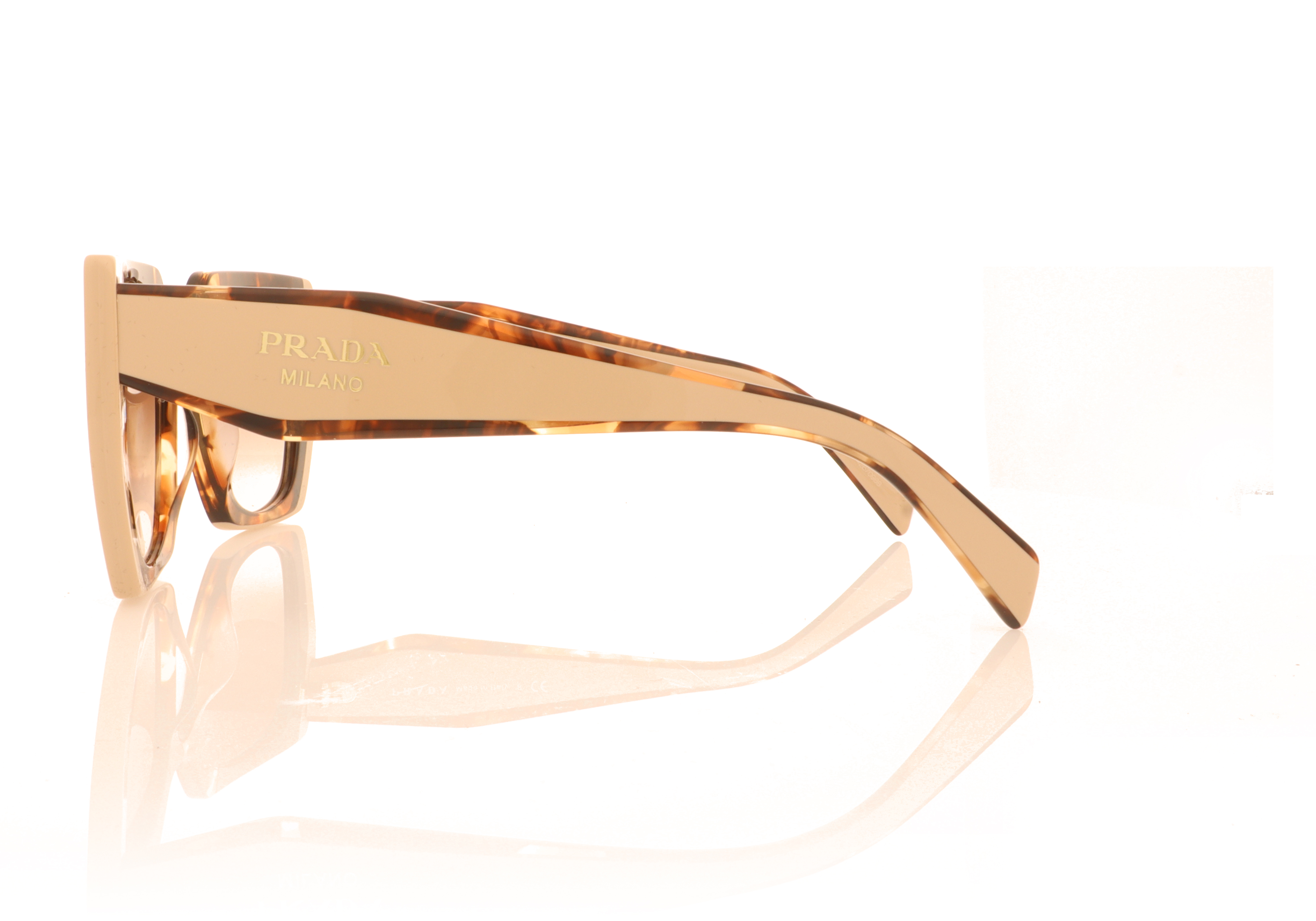 Prada 0PR15WS PR 15WS Tortoise Caramel/Powder 01R0A6 Sunglasses