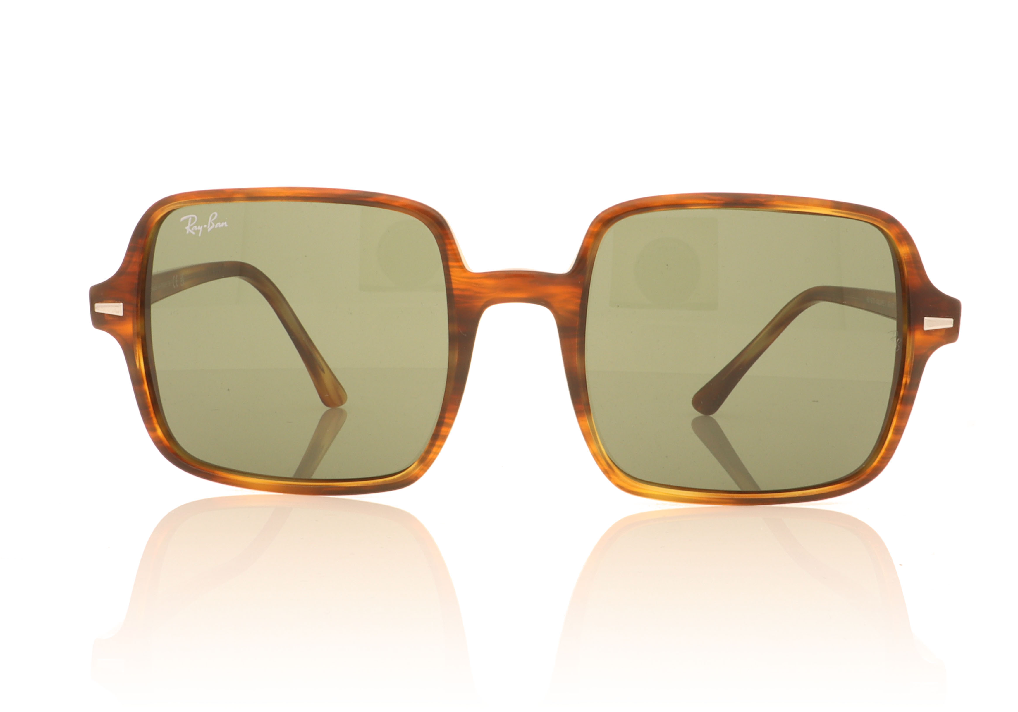 Ray-Ban Square Ii 0RB1973 Stripped Havana 954/31 Sunglasses