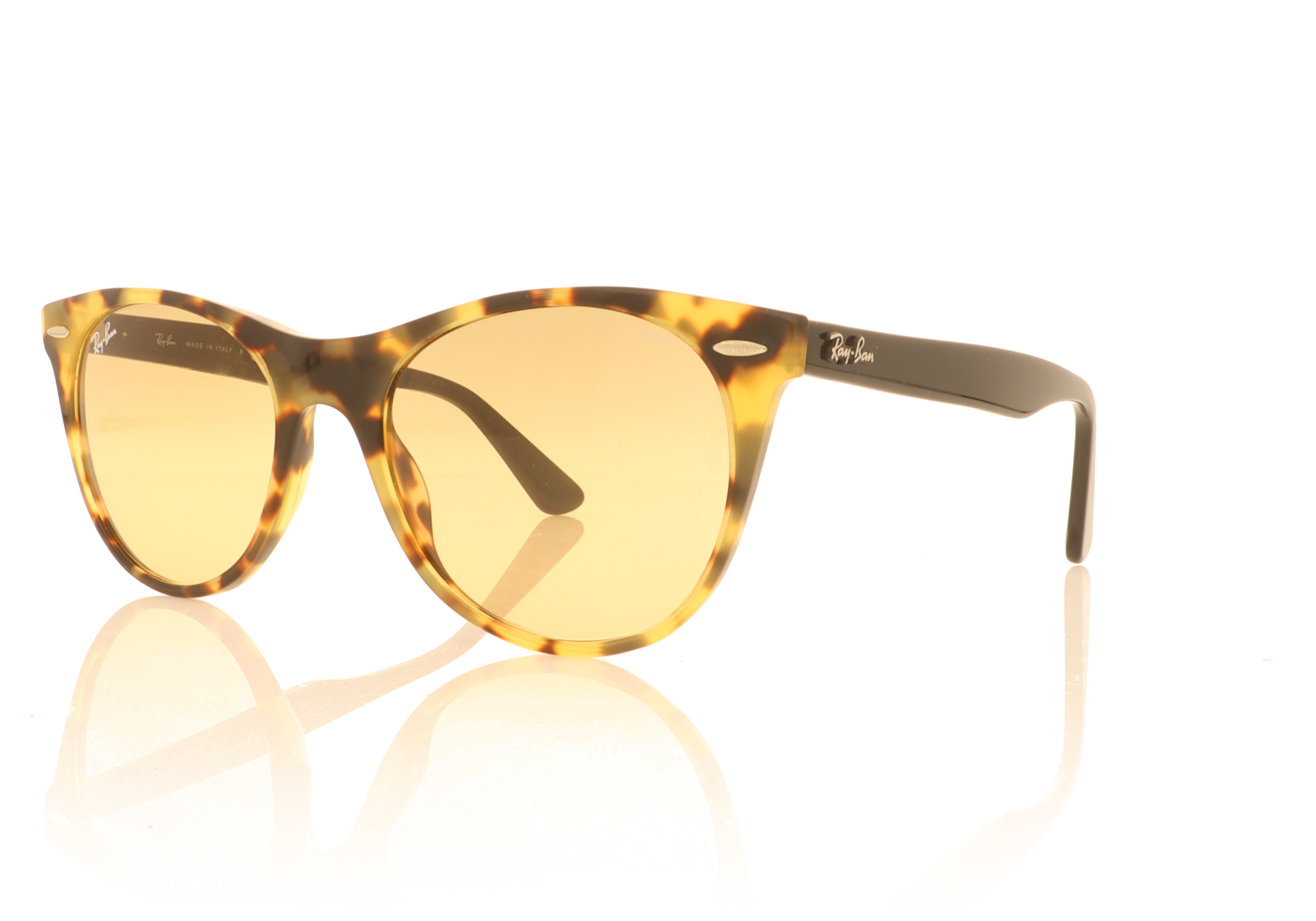 Ray-Ban Wayfarer Ii 0RB2185 Yellow Havana 1248AC Sunglasses
