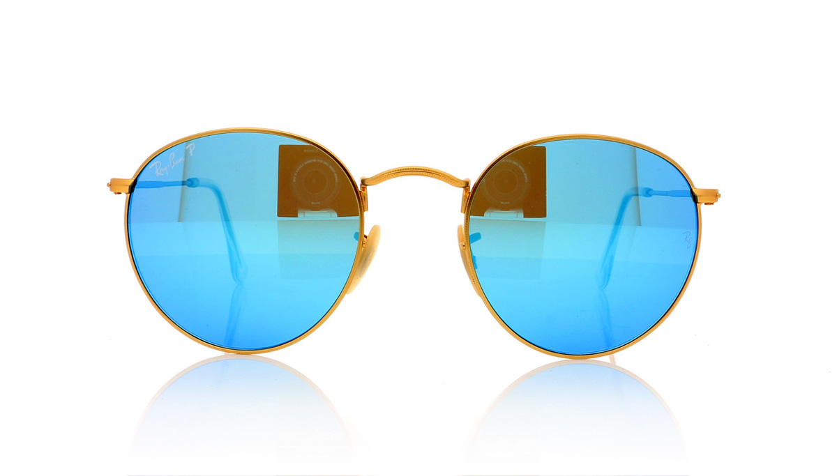 Ray-Ban ROUND METAL RB3447 Gold 112/4L Sunglasses